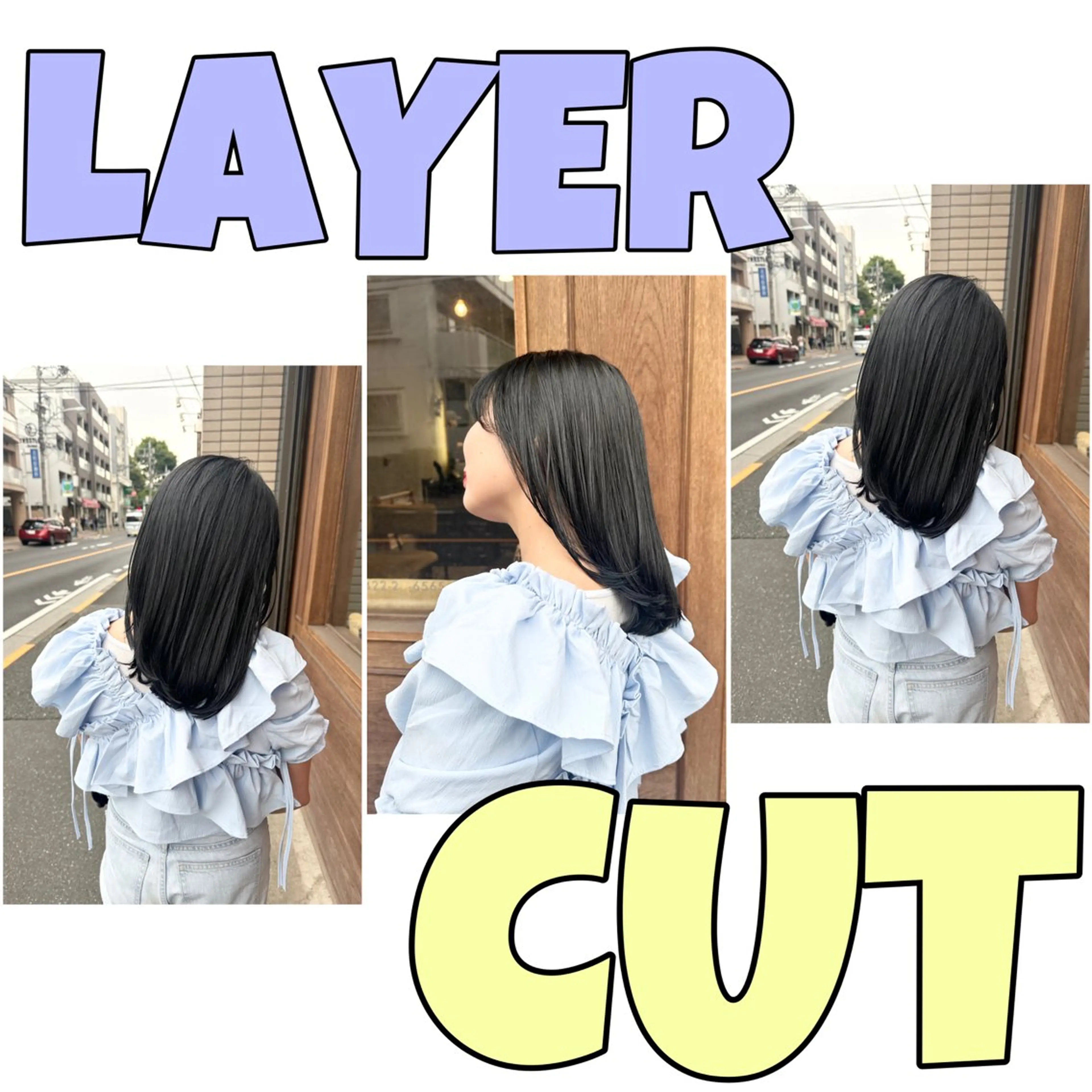 ミディアム 顔周りカット レイヤーカット カット ヘアカラー トリートメント sōko   Hair&Nail Salon所属・透明感カラー 🌛 mayuのヘアスタイル