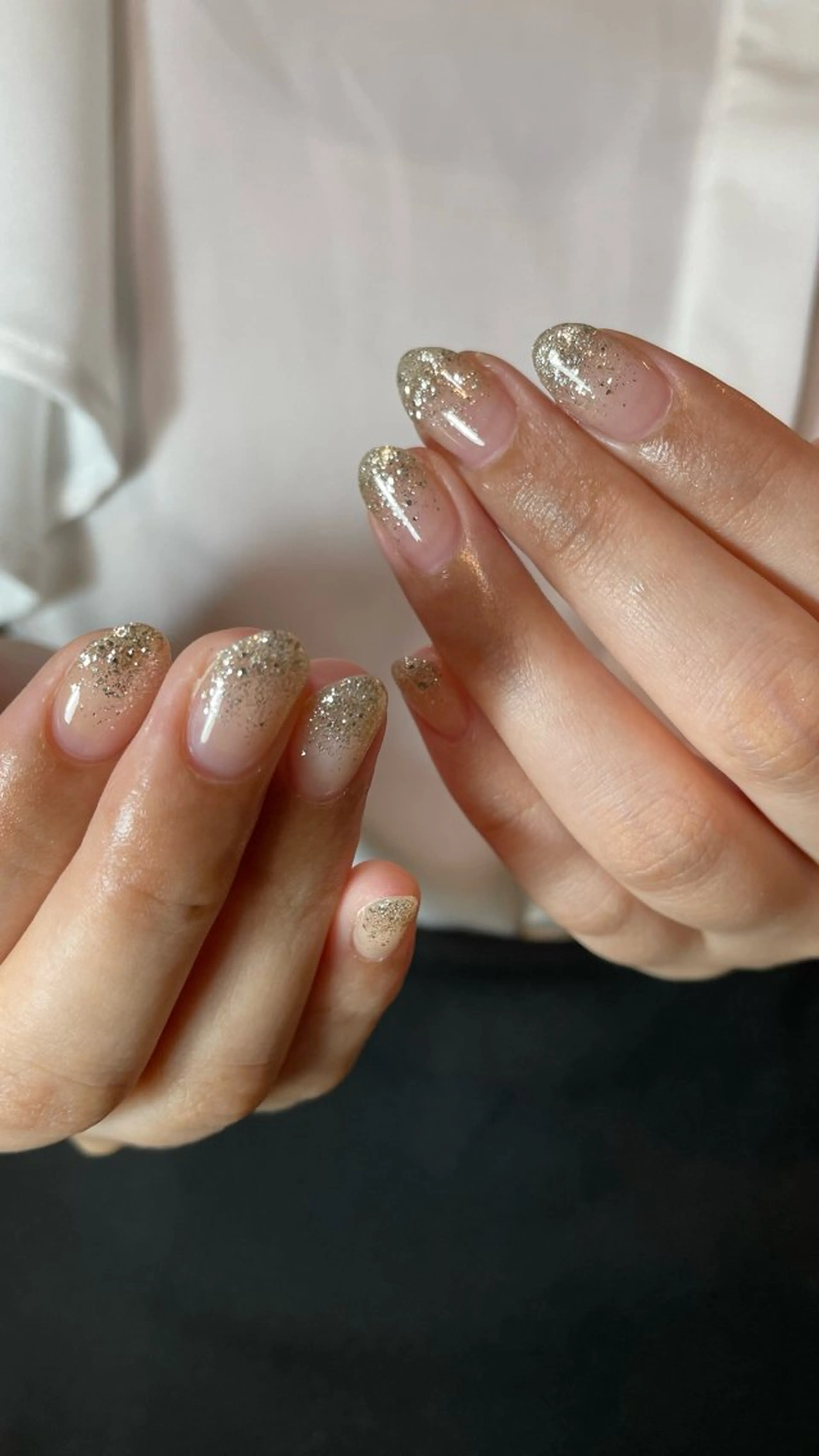 ネイル フラッシュネイル ラメ(グリッター) ラメグラデーション Cil 新大阪所属・Cil nail Chikanaのネイルデザイン