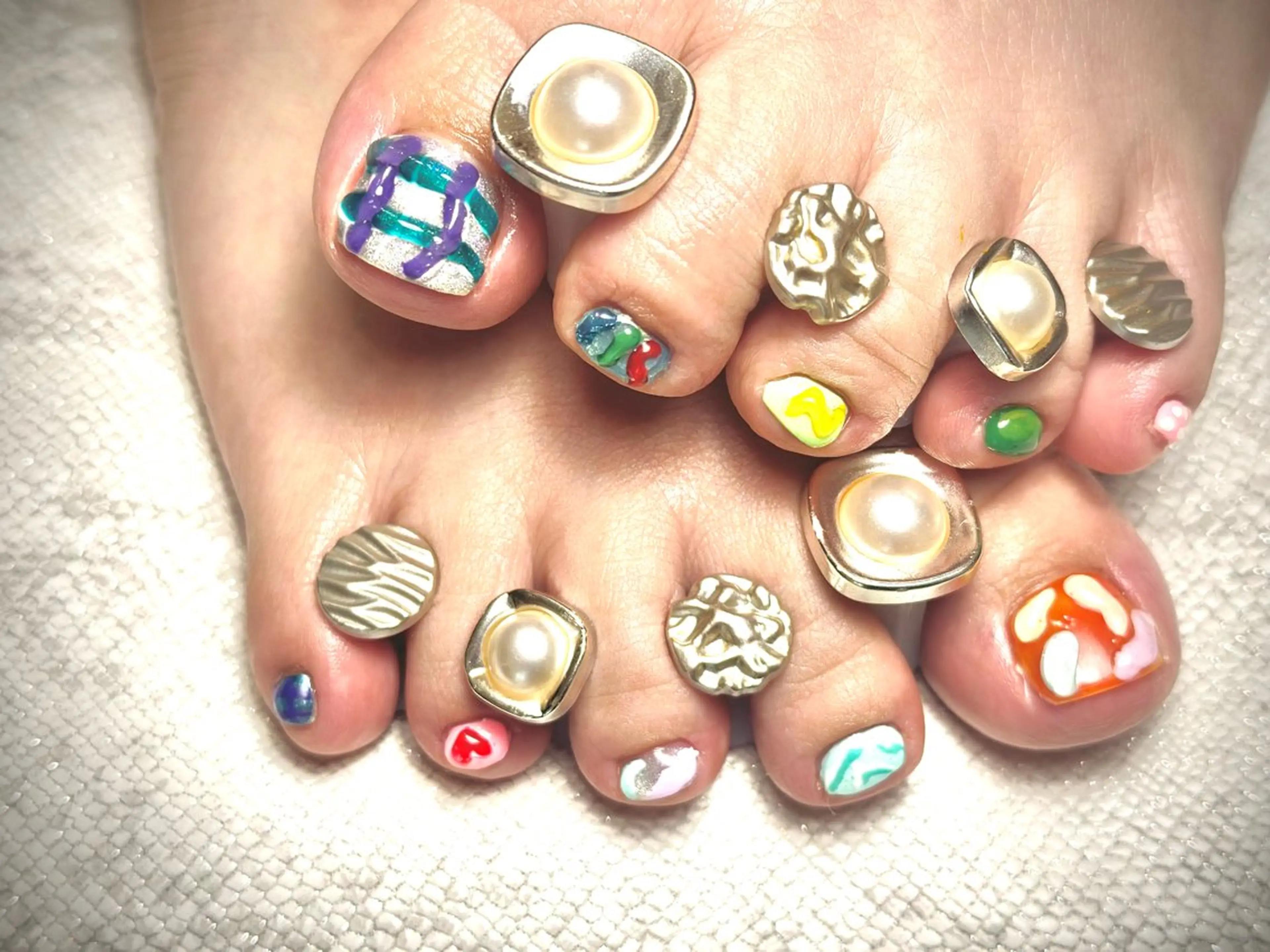 ネイル La vie mi nailニュアンスのネイルデザイン