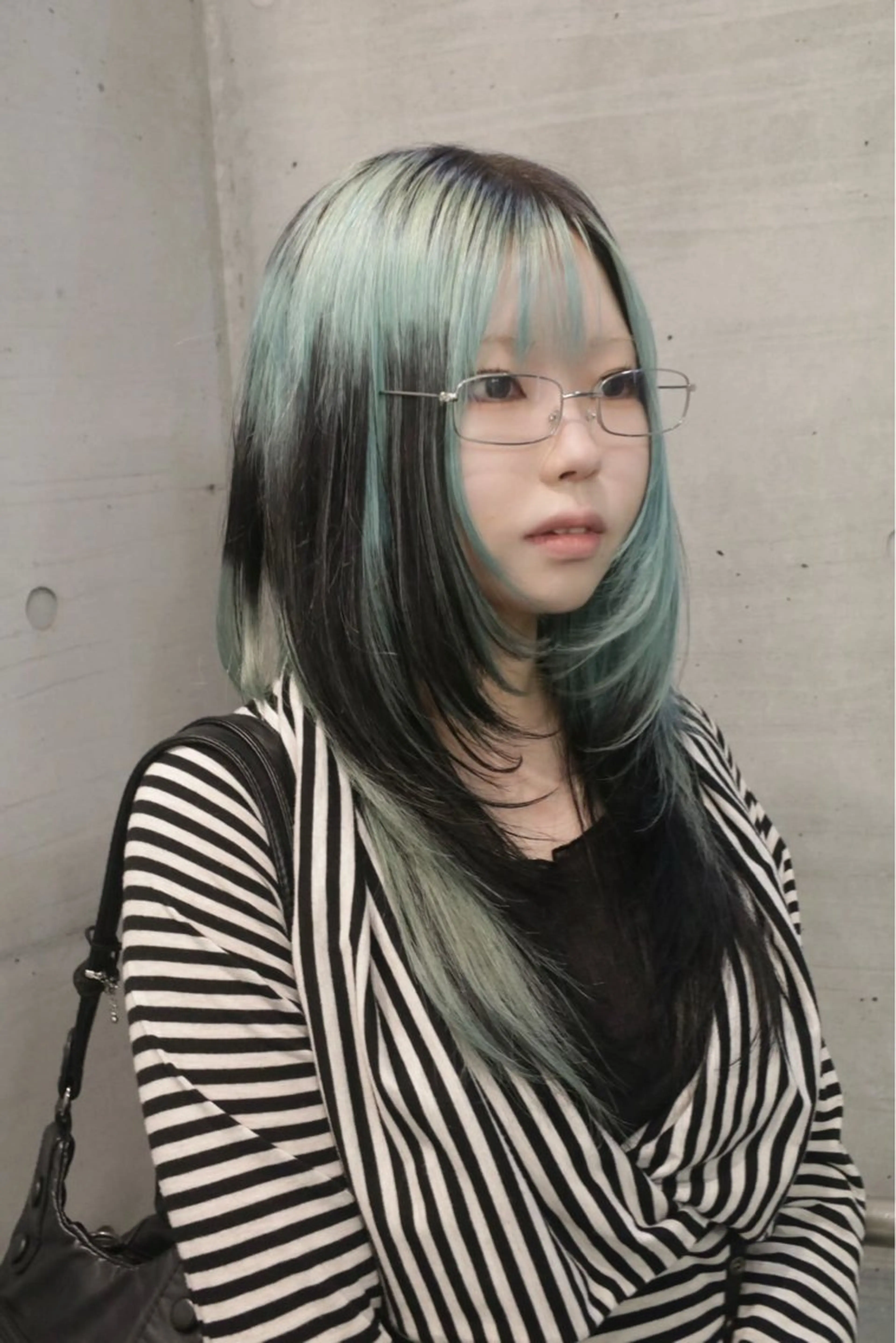 ロング カラー デザインカラー ハッシュカット レイヤーカット ハッシュカットとハイ トーン/HIROKIのヘアスタイル