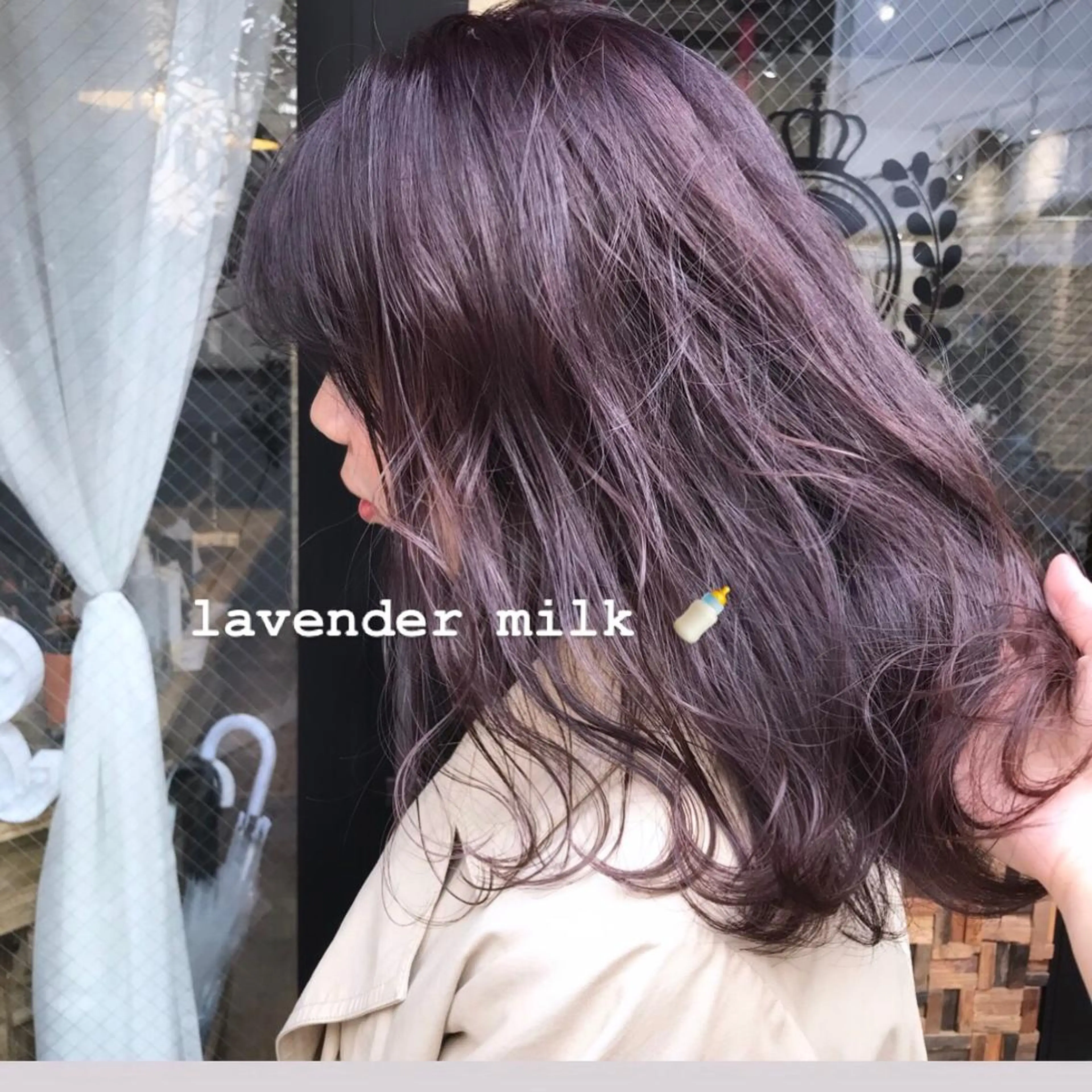 セミロング カラー 透明感カラー ヘアカラー トリートメント レイヤー/顔周り /AKARIのヘアスタイル