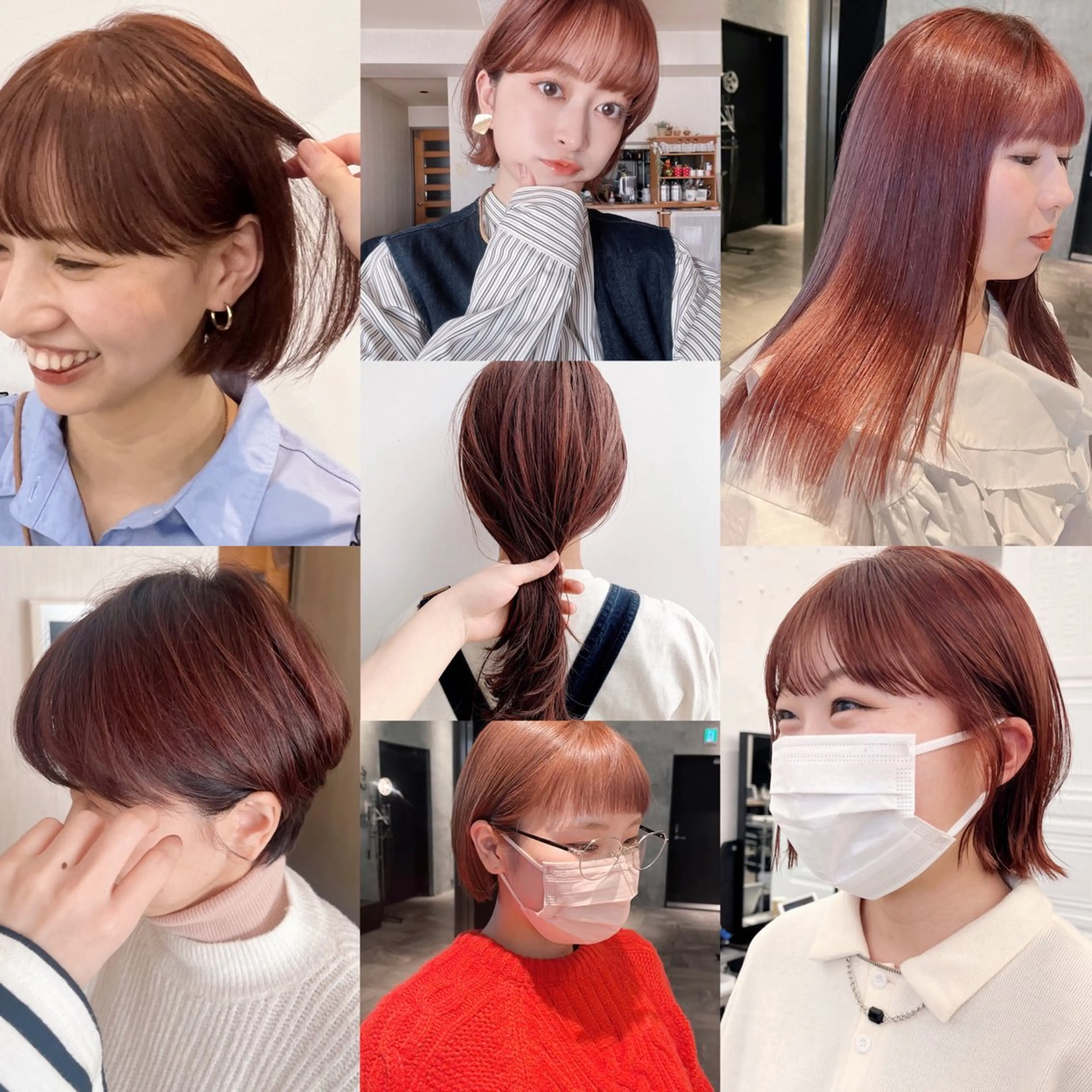 ショート ベージュ/暖色カラー /ボブ/ミカのヘアスタイル