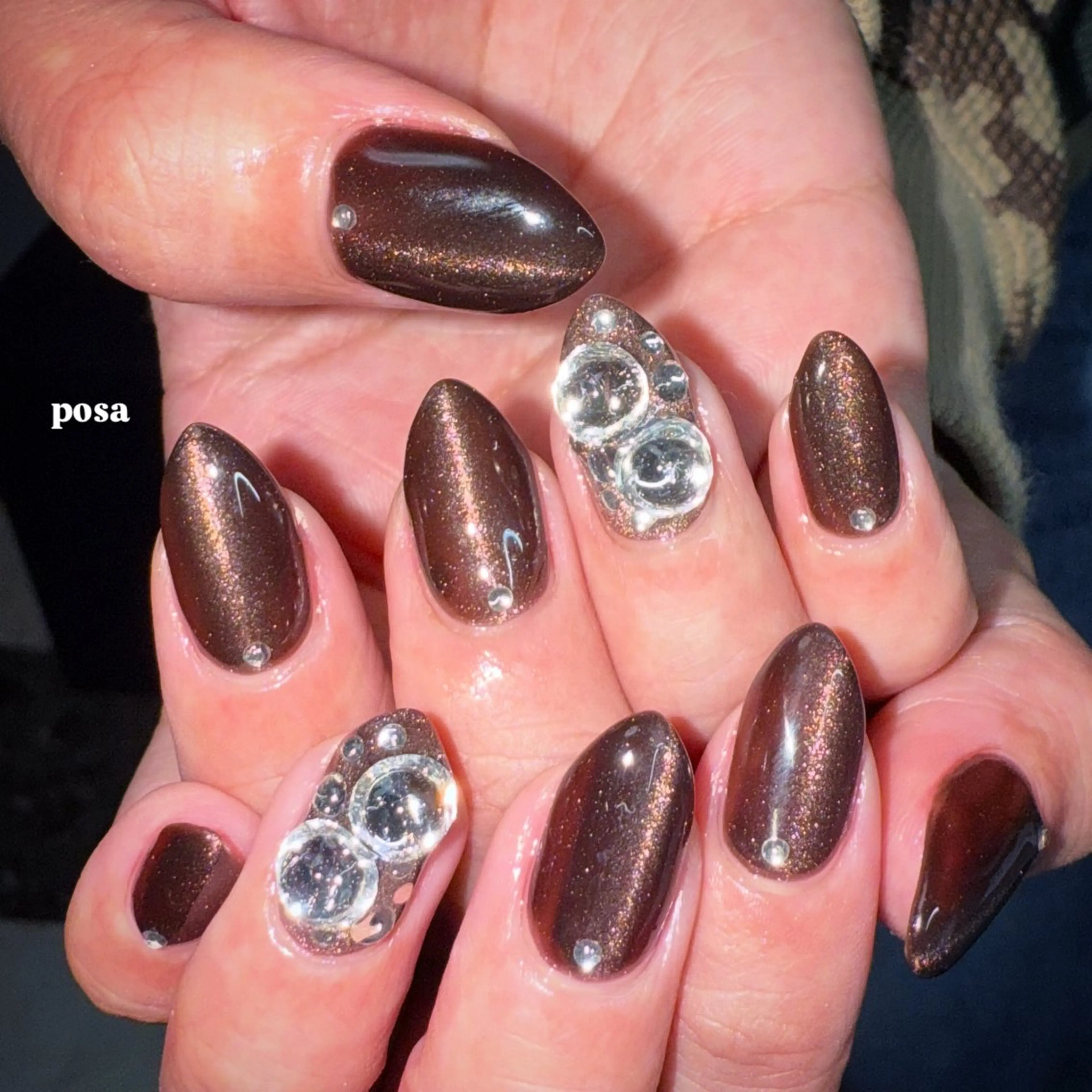 ネイル ハンドネイル posa nail モエミのネイルデザイン