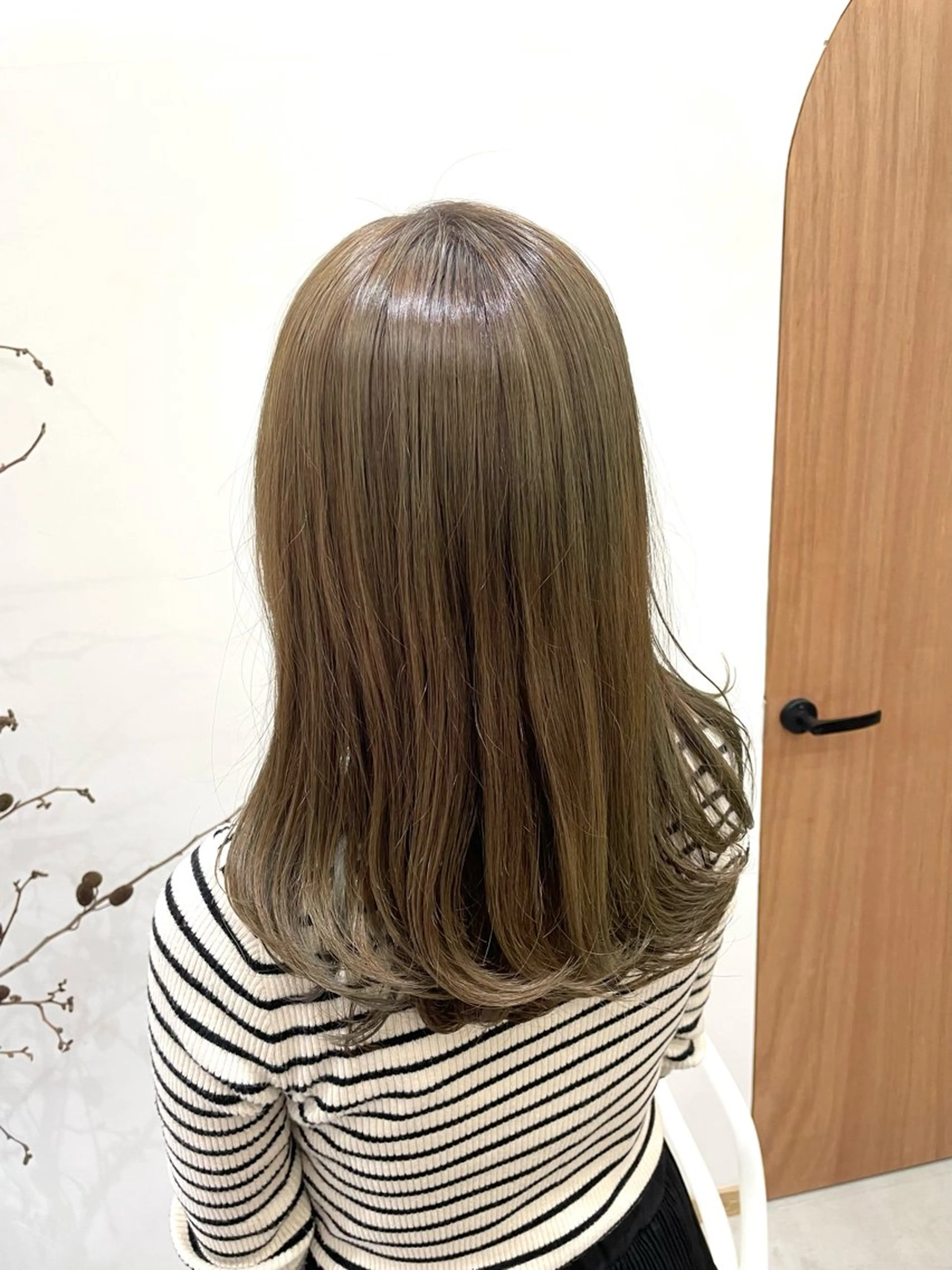 ロング カラー ベージュカラー 透明感カラー オリーブベージュ カット ヘアカラー 慎太朗/メンズカット /メンズパーマのヘアスタイル