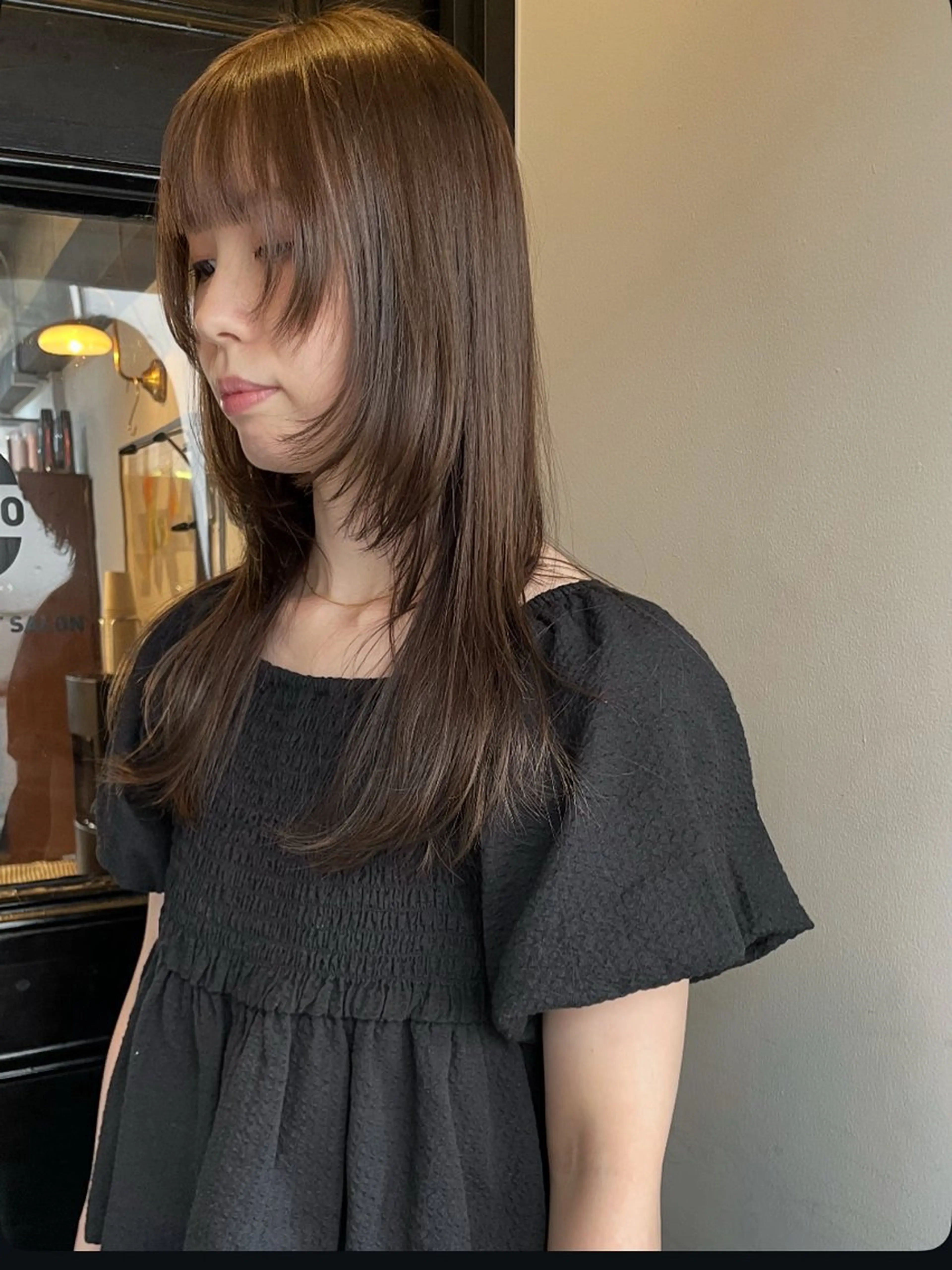 セミロング カラー カット ヘアカラー トリートメント TO C所属・柔らか透明感ヘア🌙 RIONAのヘアスタイル