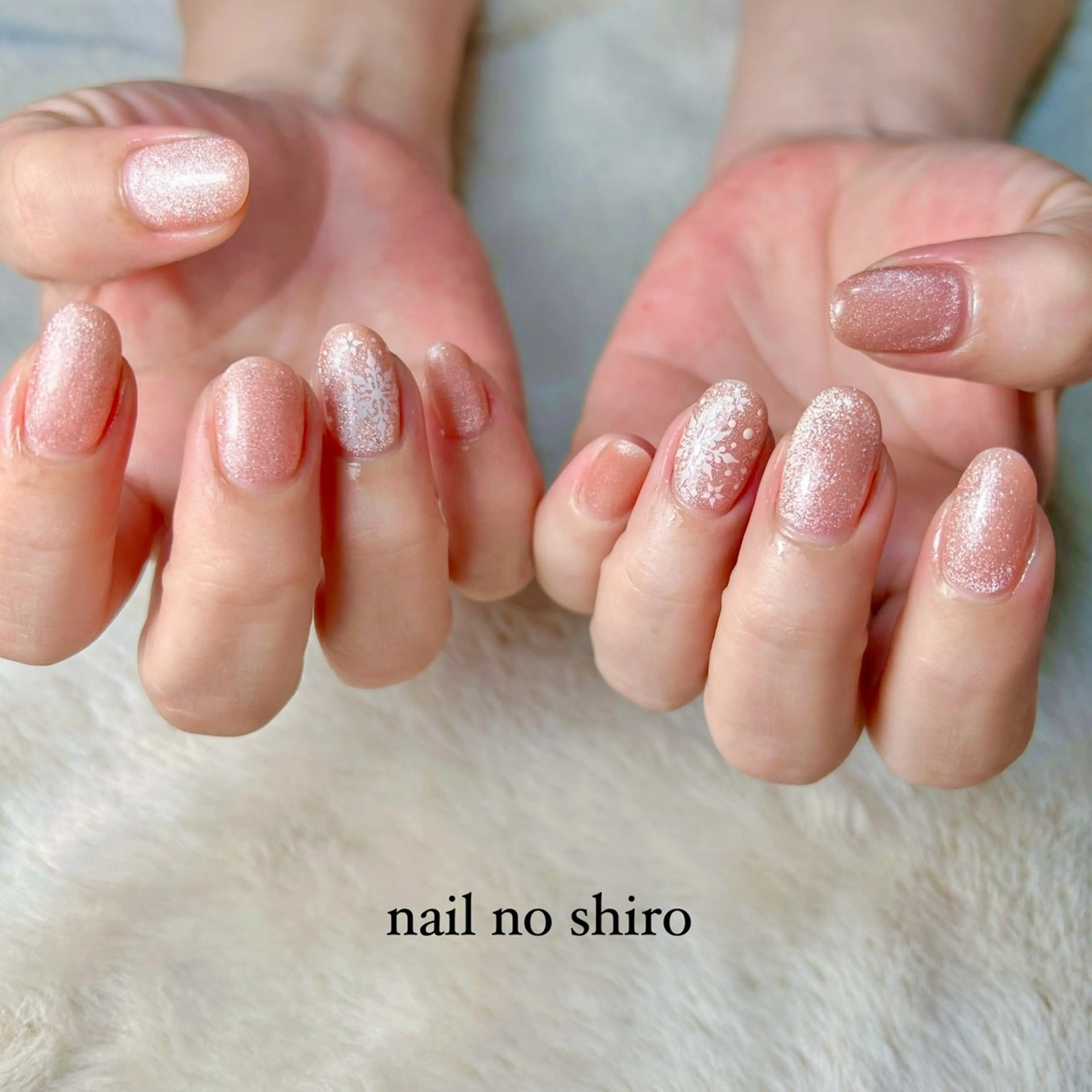 ネイル マグネットネイル 冬ネイル nail no shiro/耳つぼのその他イメージ