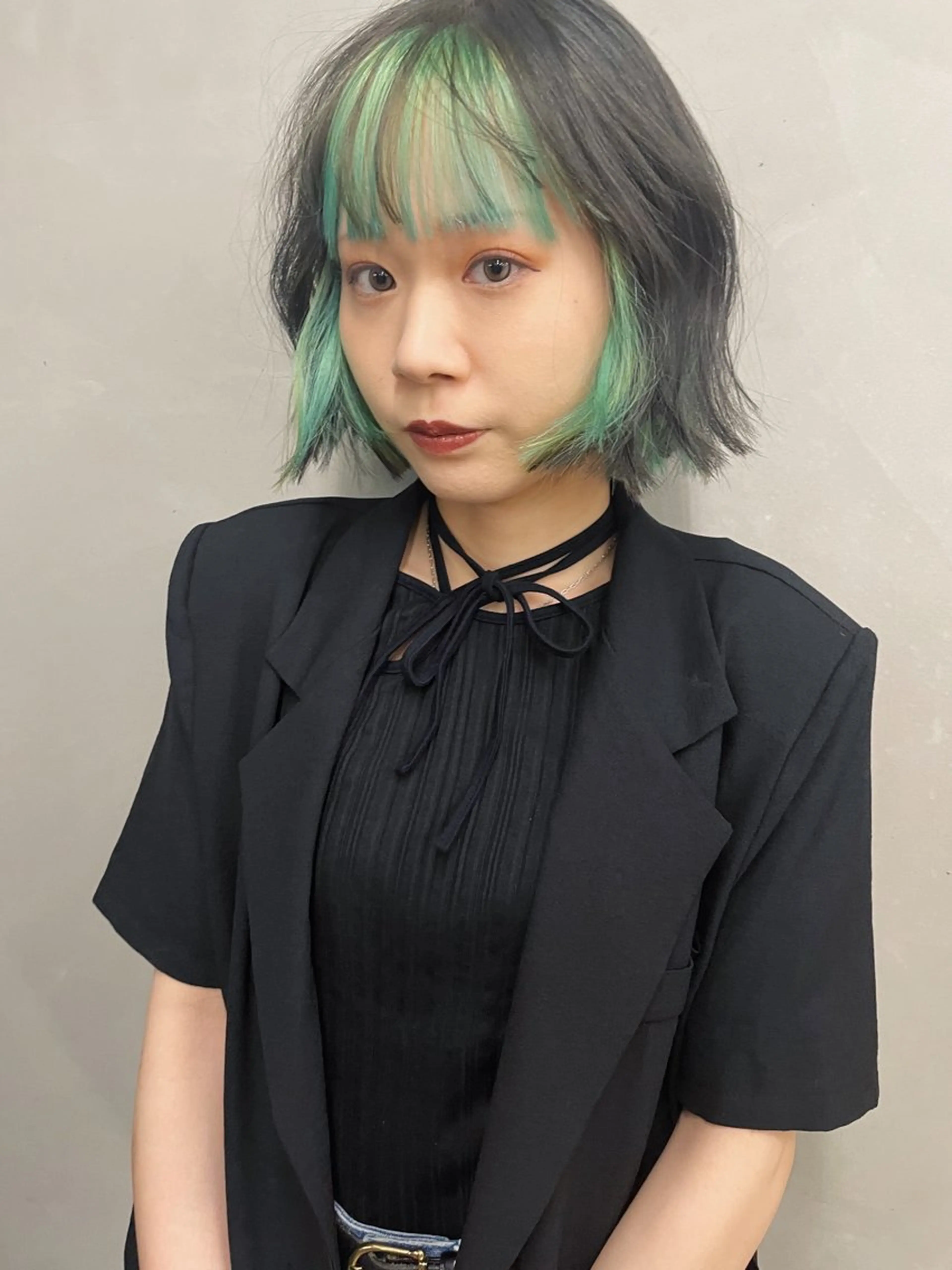 ショート カラー カット ヘアカラー トリートメント センスをお届けします 大谷将生INFPのヘアスタイル
