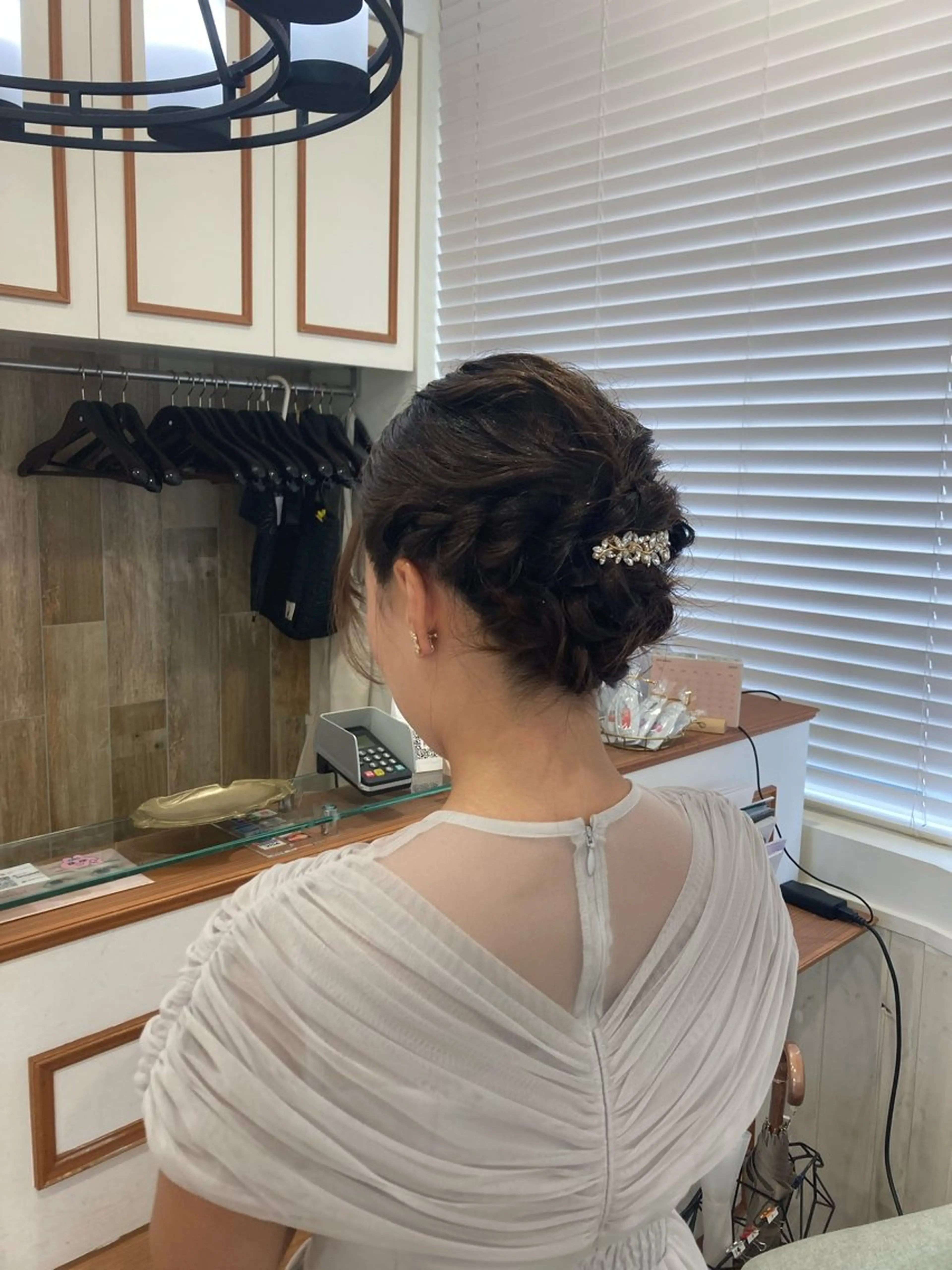 セミロング ヘアアレンジ ショートカット 💎ゆうき💎のヘアスタイル