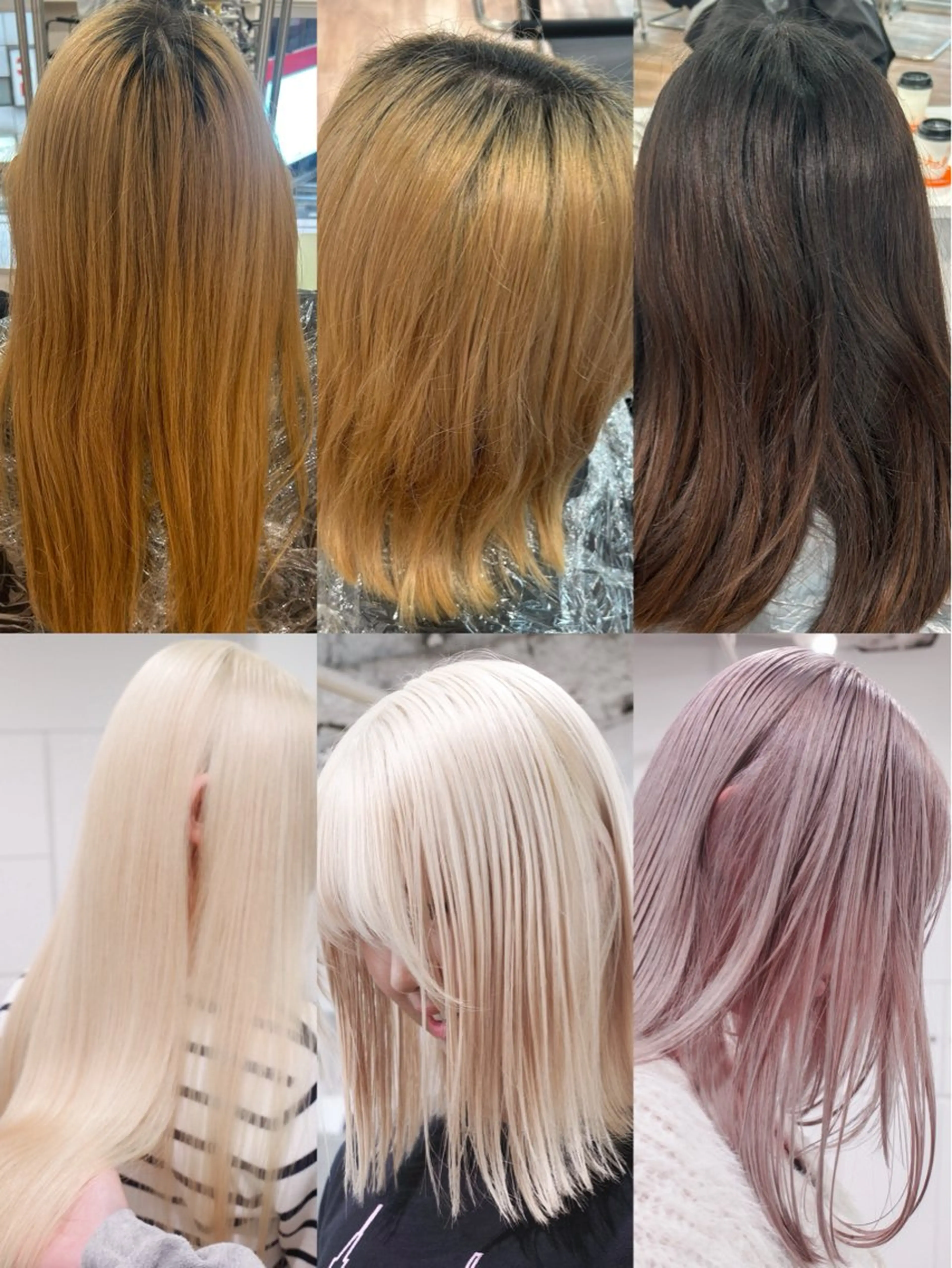 明るくしたい/ムラをなくしたい方へ💁【ケアブリーチ2回＋カラー＋トリートメント】#ブロンド #ホワイトブロンドの写真