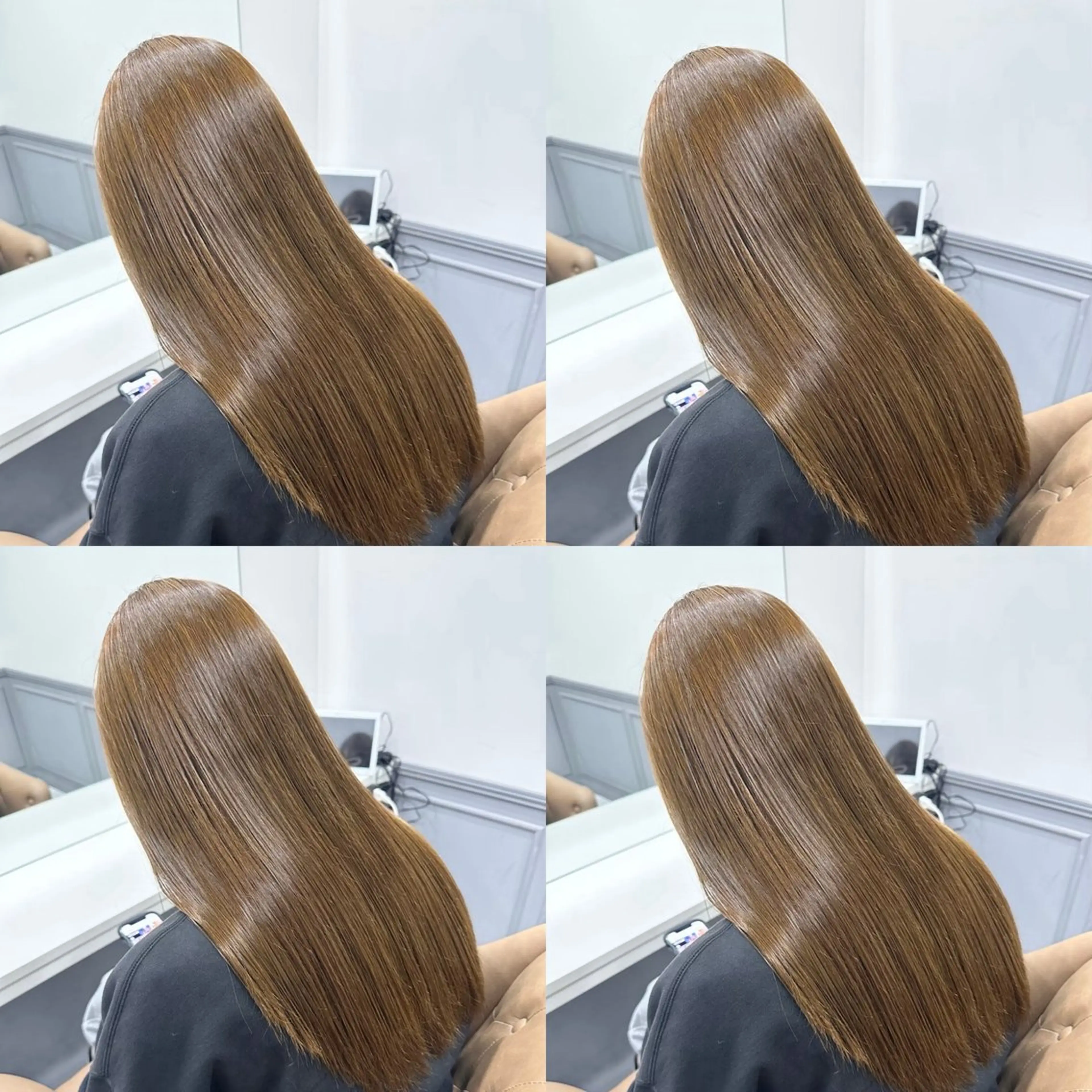 ロング カラー カット ヘアカラー トリートメント 💎髪質改善／艶髪 荻原💎のヘアスタイル