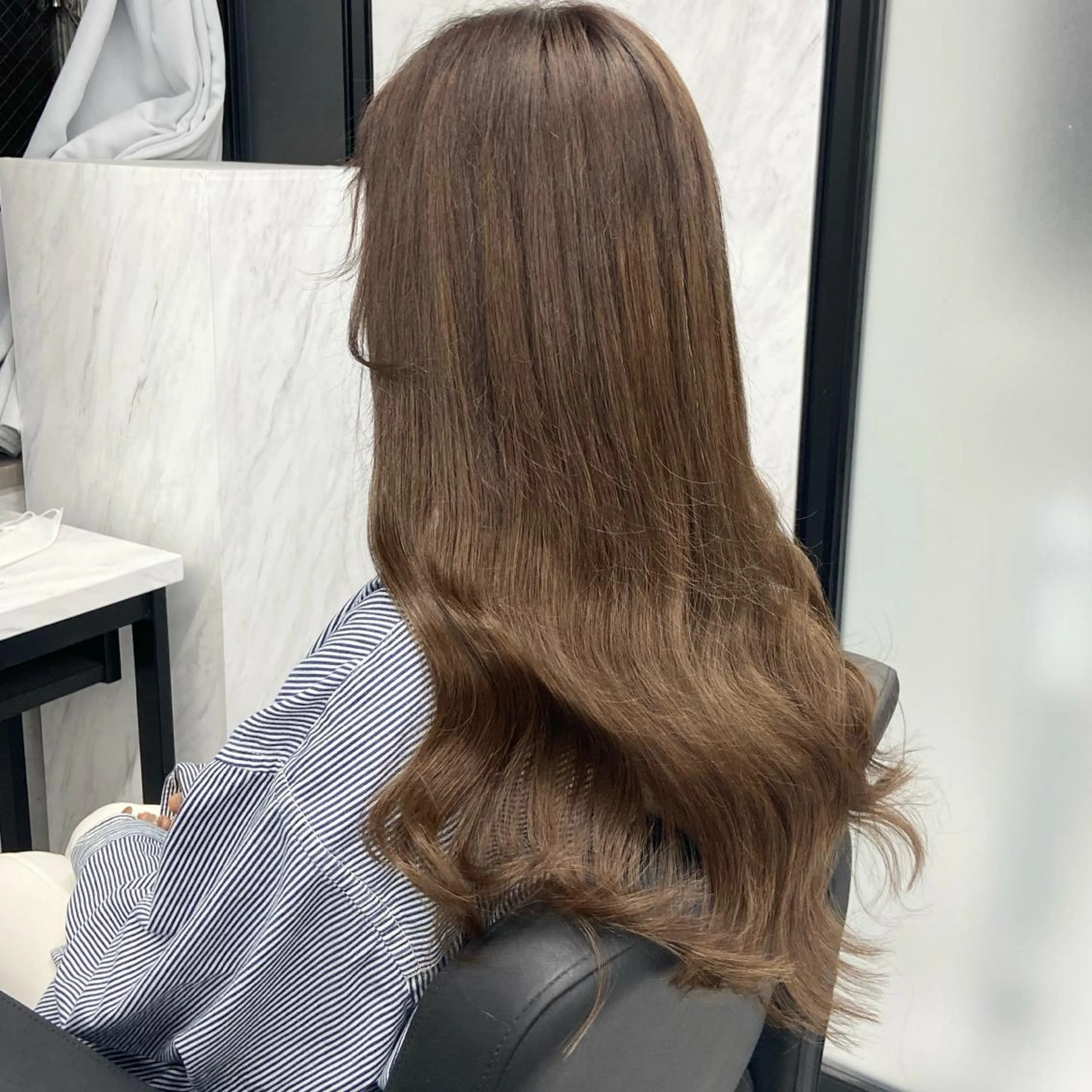 ロング カラー ハイトーンカラー ヘアカラー トリートメント エクステ ミルボンAujua認定サロン Ria  OSAKA 梅田所属・メンズ、エクステ特化 Ryuのヘアスタイル