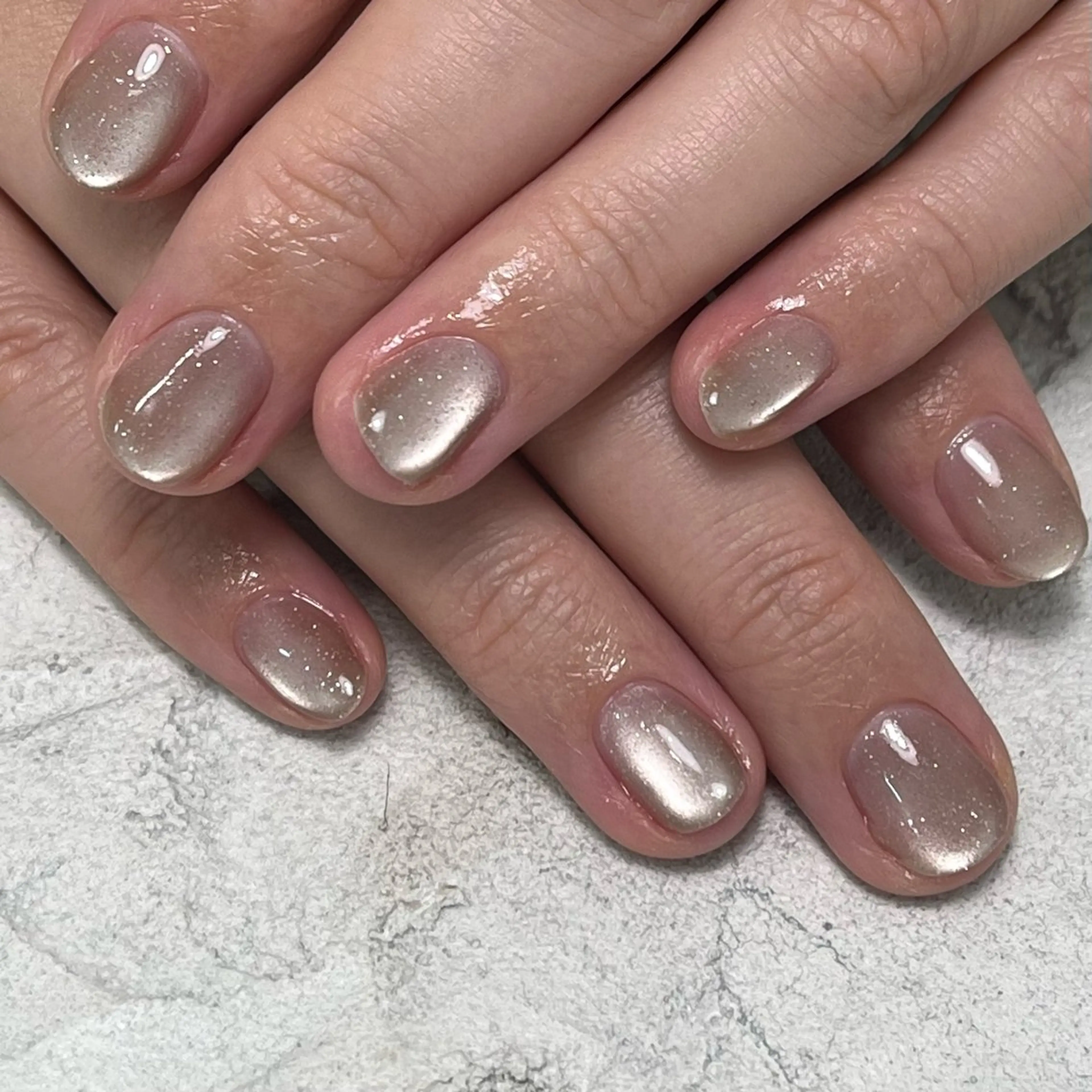 ネイル マグネットネイル マグネットワンカラー ワンカラーネイル サニーヒルズ藤沢 水口のネイルデザイン