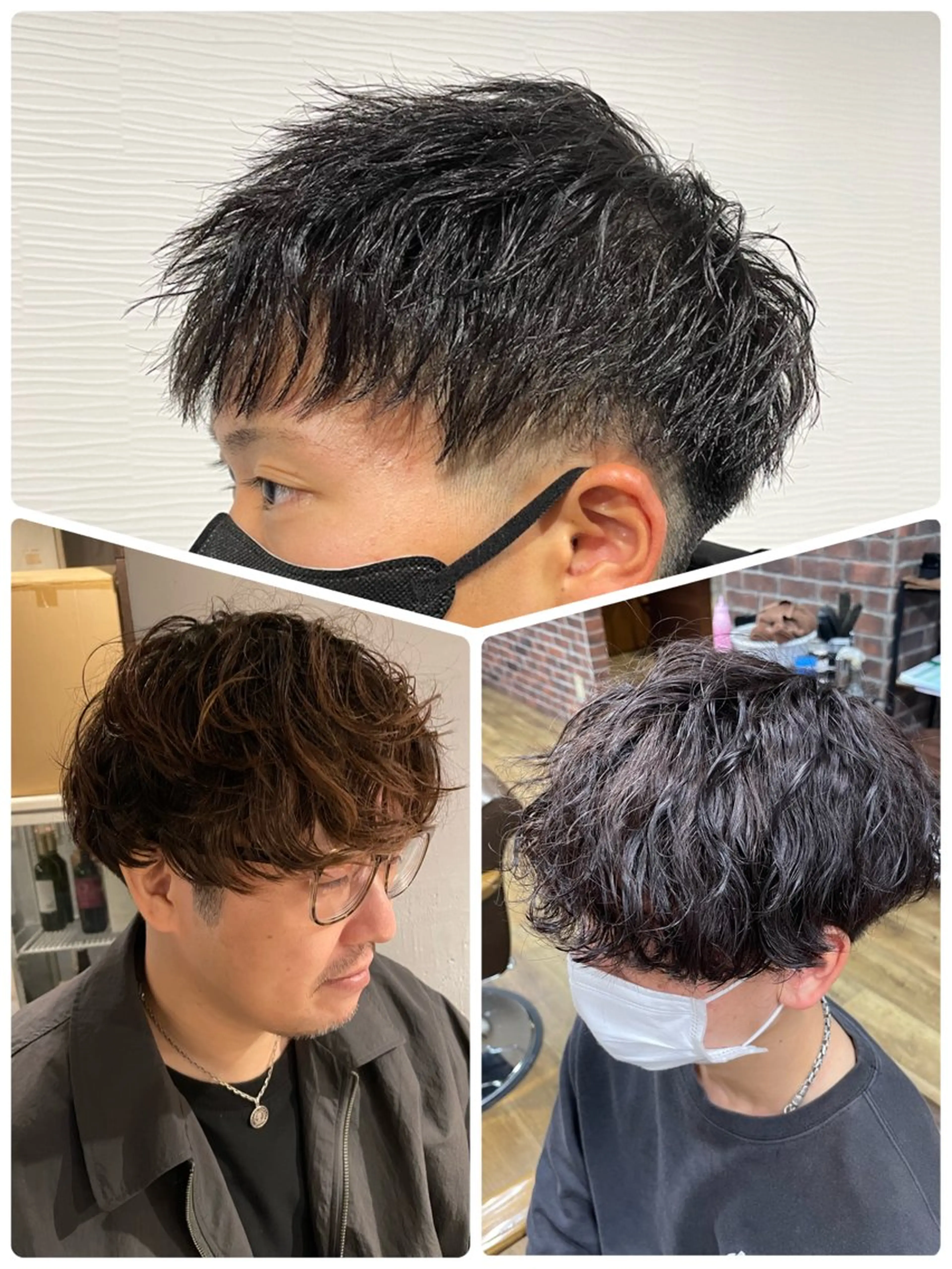 ショート パーマ メンズ メンズパーマ Hair salon HAL所属・佐藤 栄輔のヘアスタイル