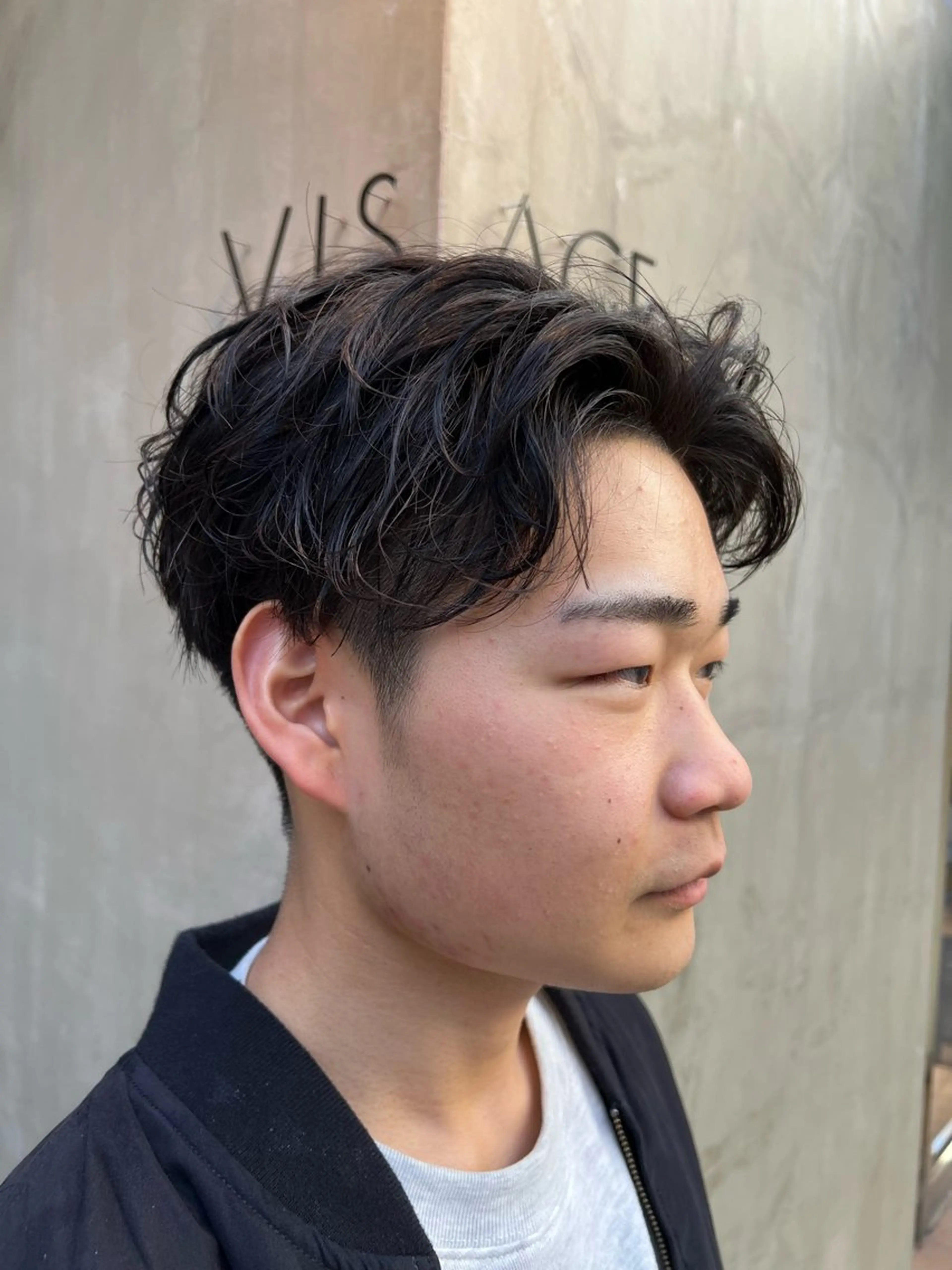 メンズ センターパート ヘアセット 似合わせカット💙 いぐち しょうた💙のヘアスタイル