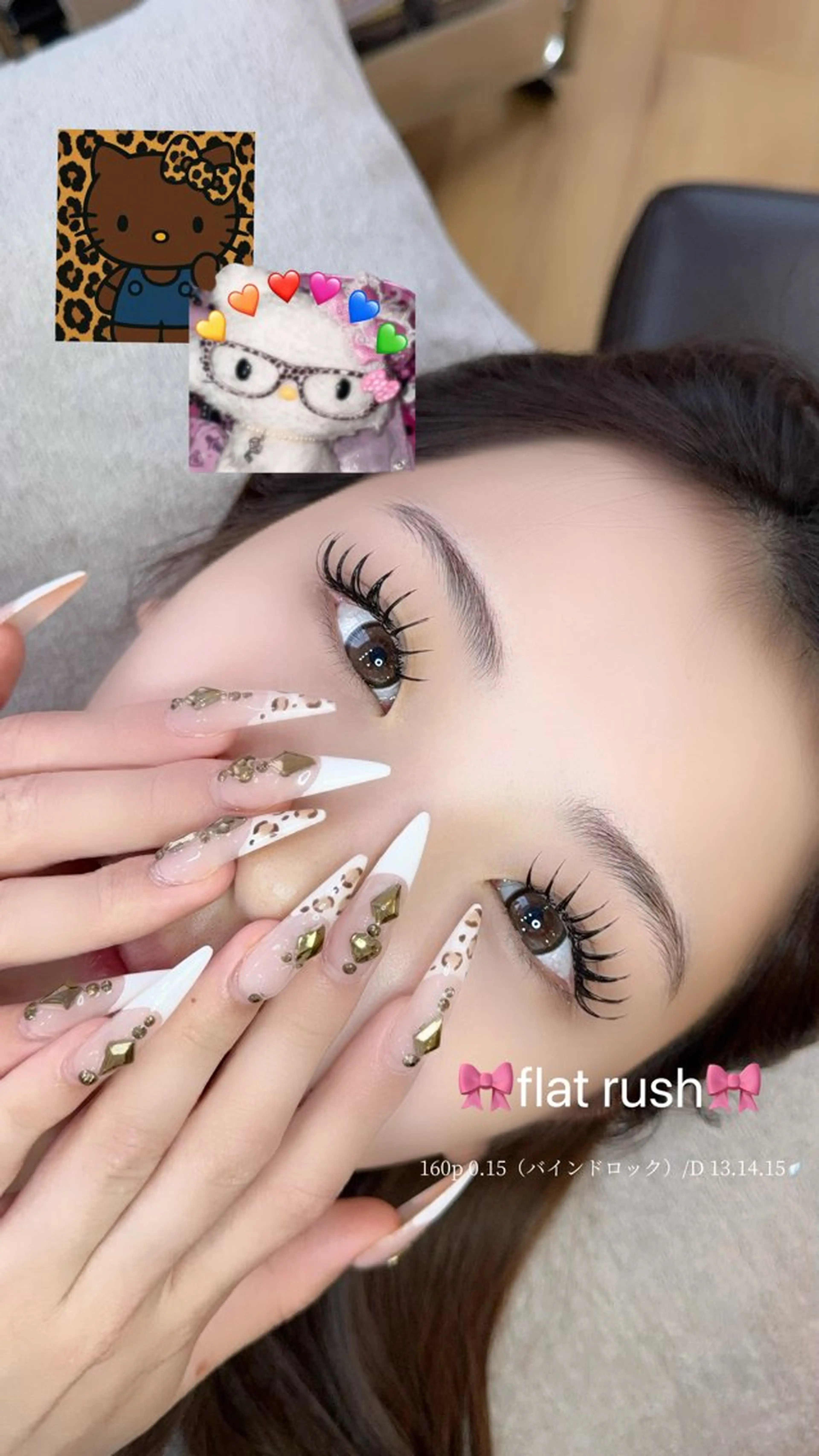 マツエク・マツパ バインドロック 目尻長め マツエク Pretty【プリティー】所属・pretty プリティーのマツエク・マツパデザイン