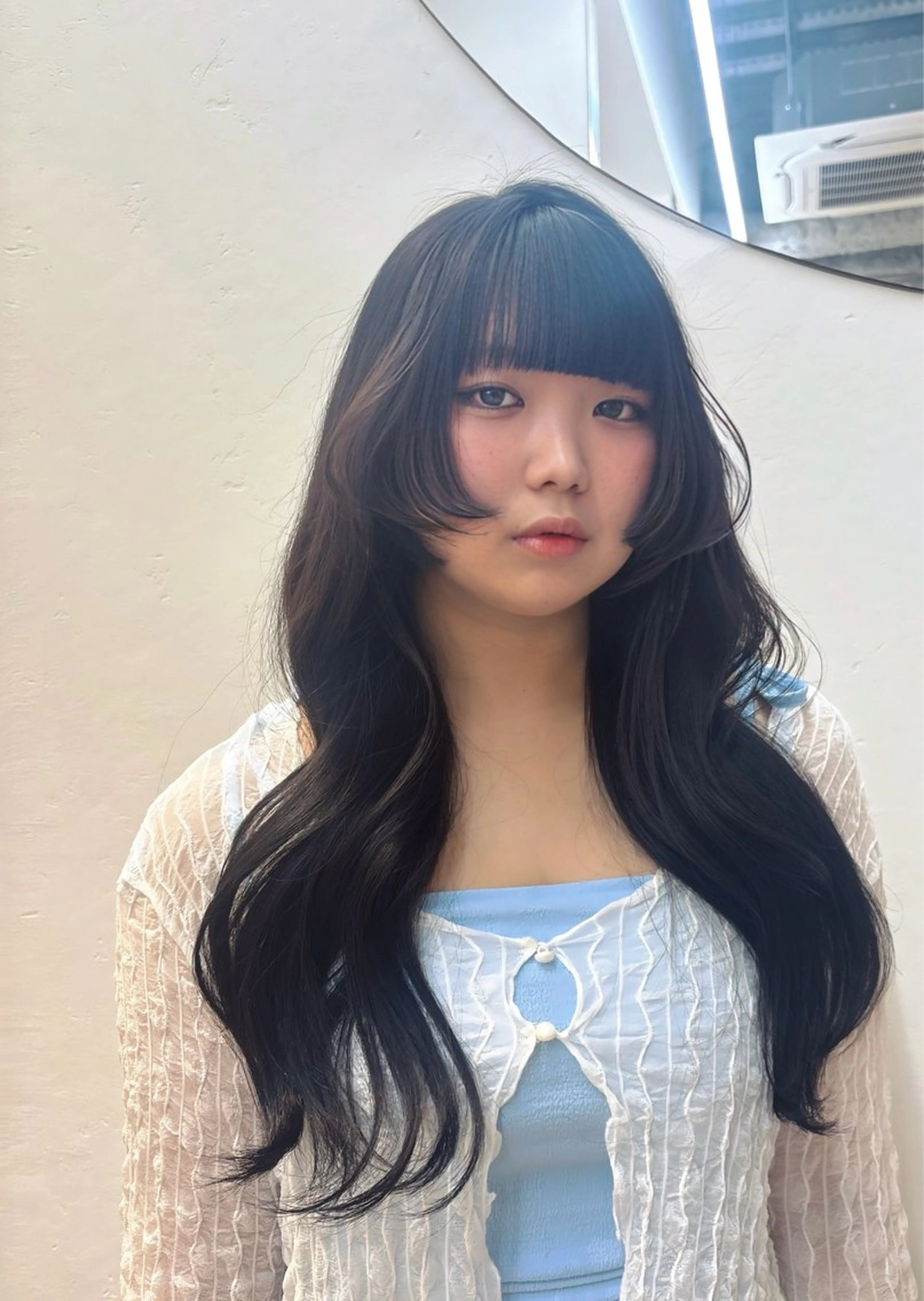 ロング 韓国風ヘア トレンドヘア ♥kanaのヘアスタイル