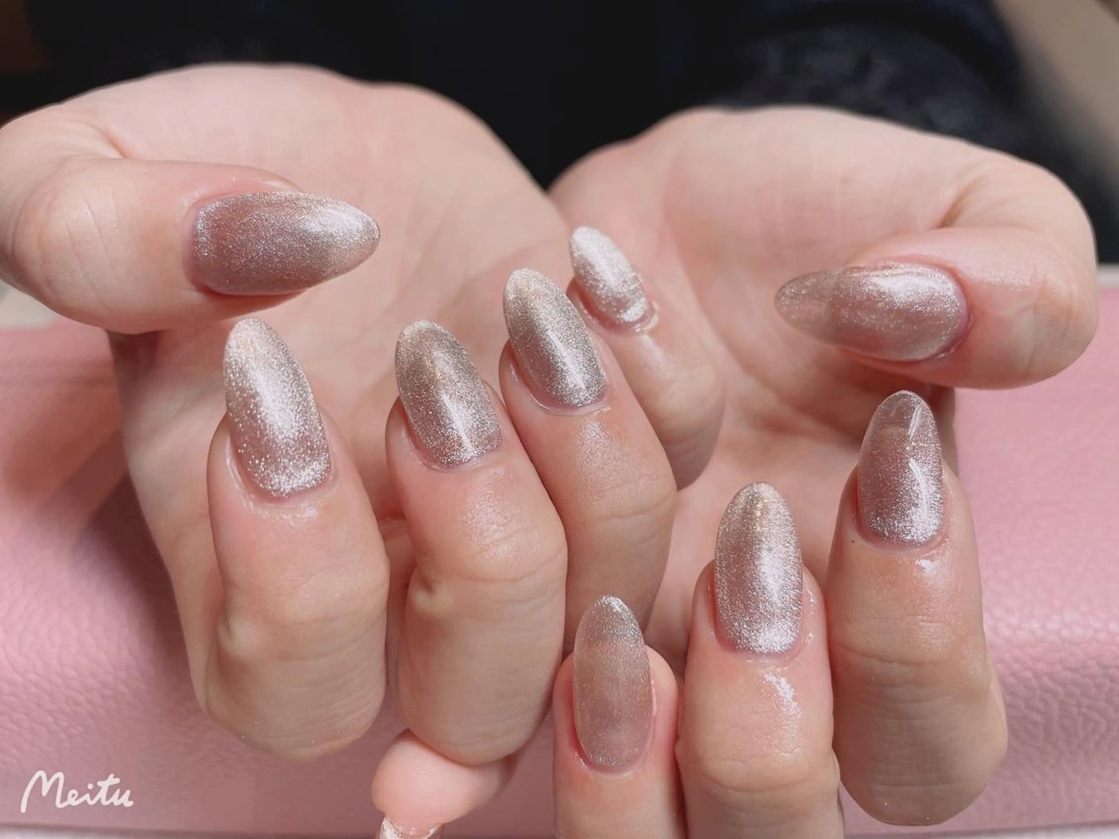 ネイル クリアネイル 長さ出し フレンチネイル 氷ネイル・うるうるネイル マグネットネイル Moana Nail 長さだし専門店のネイルデザイン