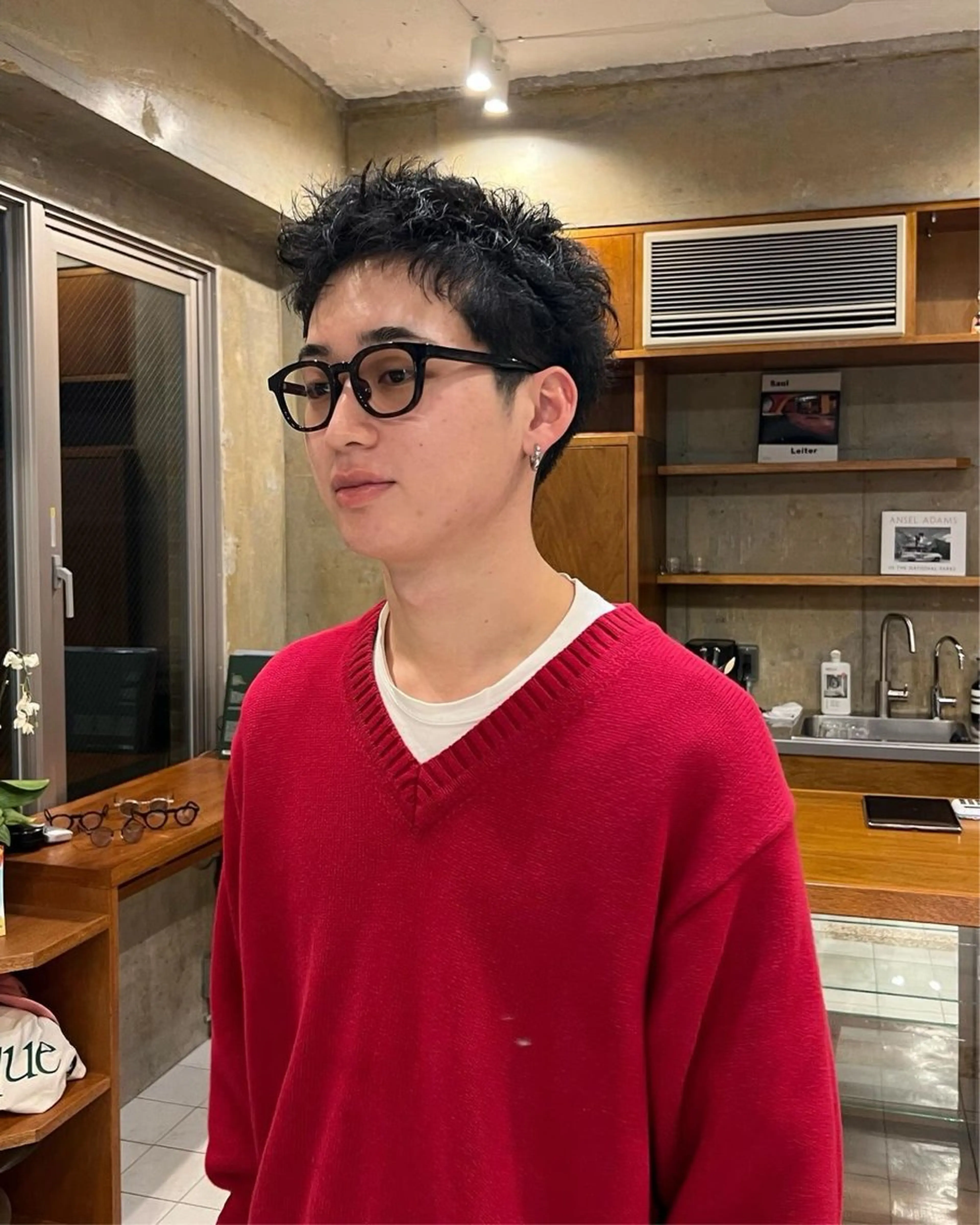 ショート パーマ メンズ メンズパーマ スパイキーショート ショートヘア tricca  ginza所属・ボブ，レイヤーカット ・パーマ【iri】のヘアスタイル