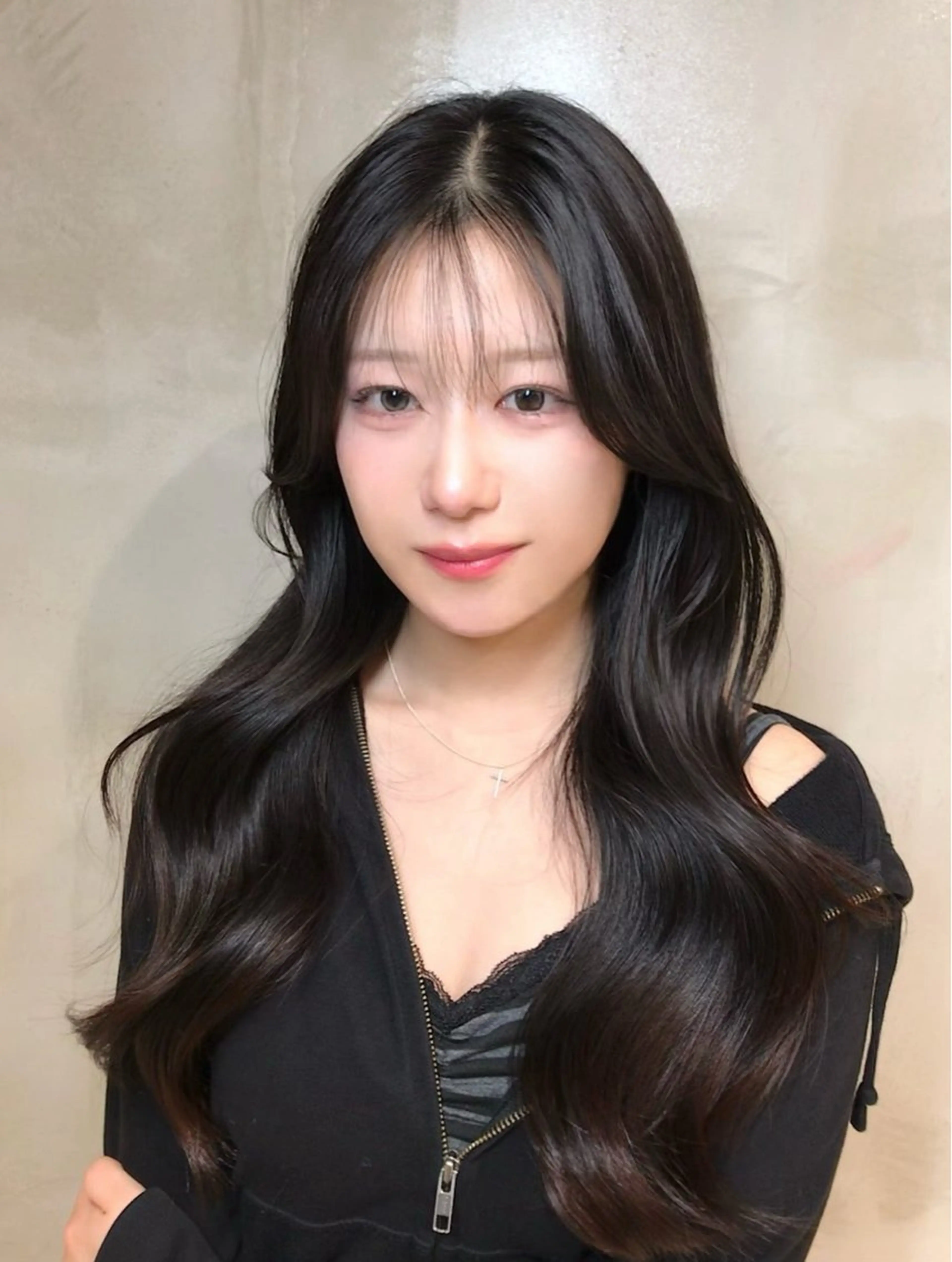 セミロング ヘアカラー トリートメント ヘアセット 💎推しカラー再現 chinatsu💎のヘアスタイル