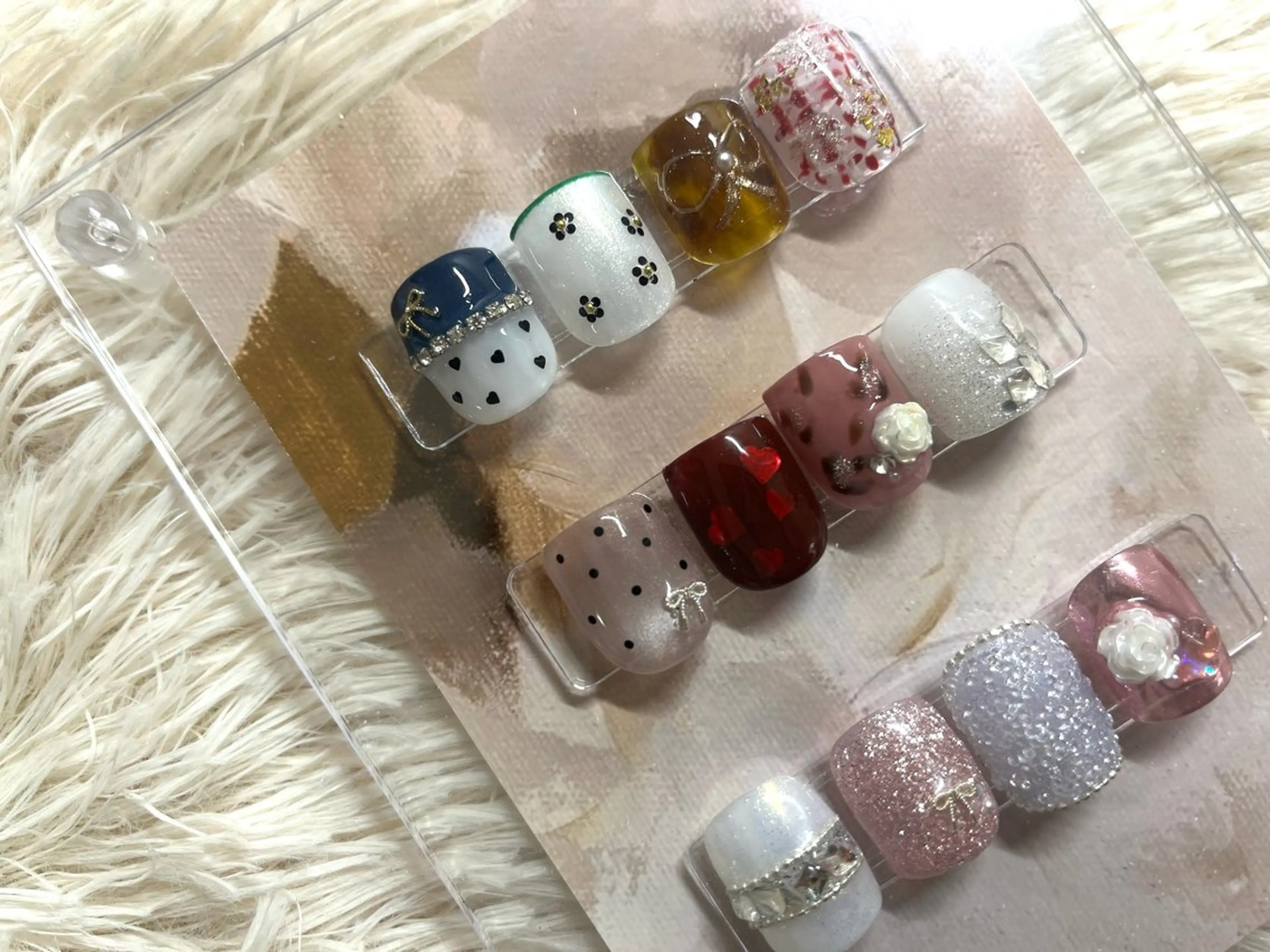 ◎Foot👣親指のみアート🧸🎀<オフなし>の写真