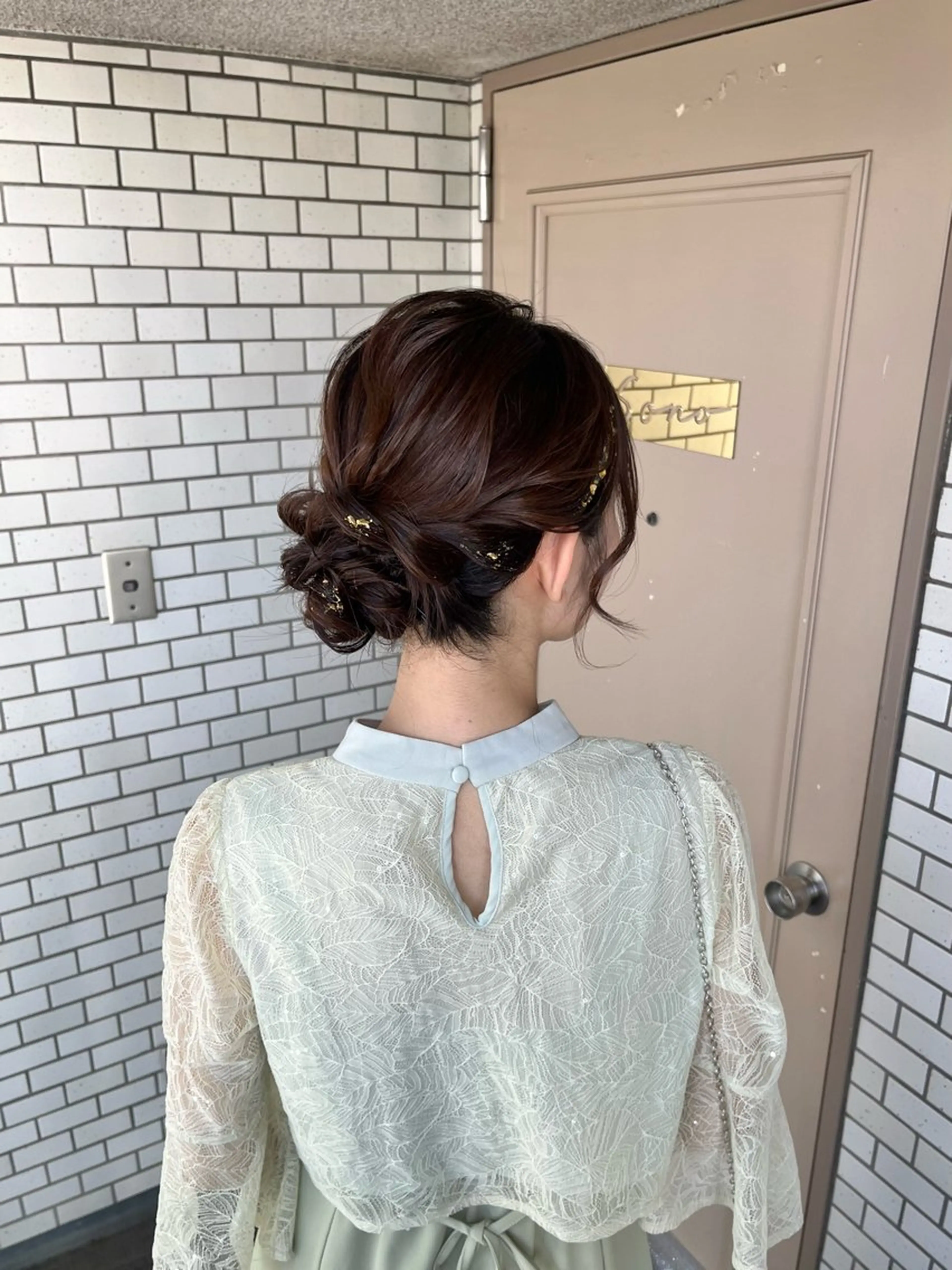 ヘアアレンジ 結婚式・ブライダル 髪飾り ヘアセット 参列 ✽ 推し活ヘア 💕ゆり🐈🐾のヘアスタイル
