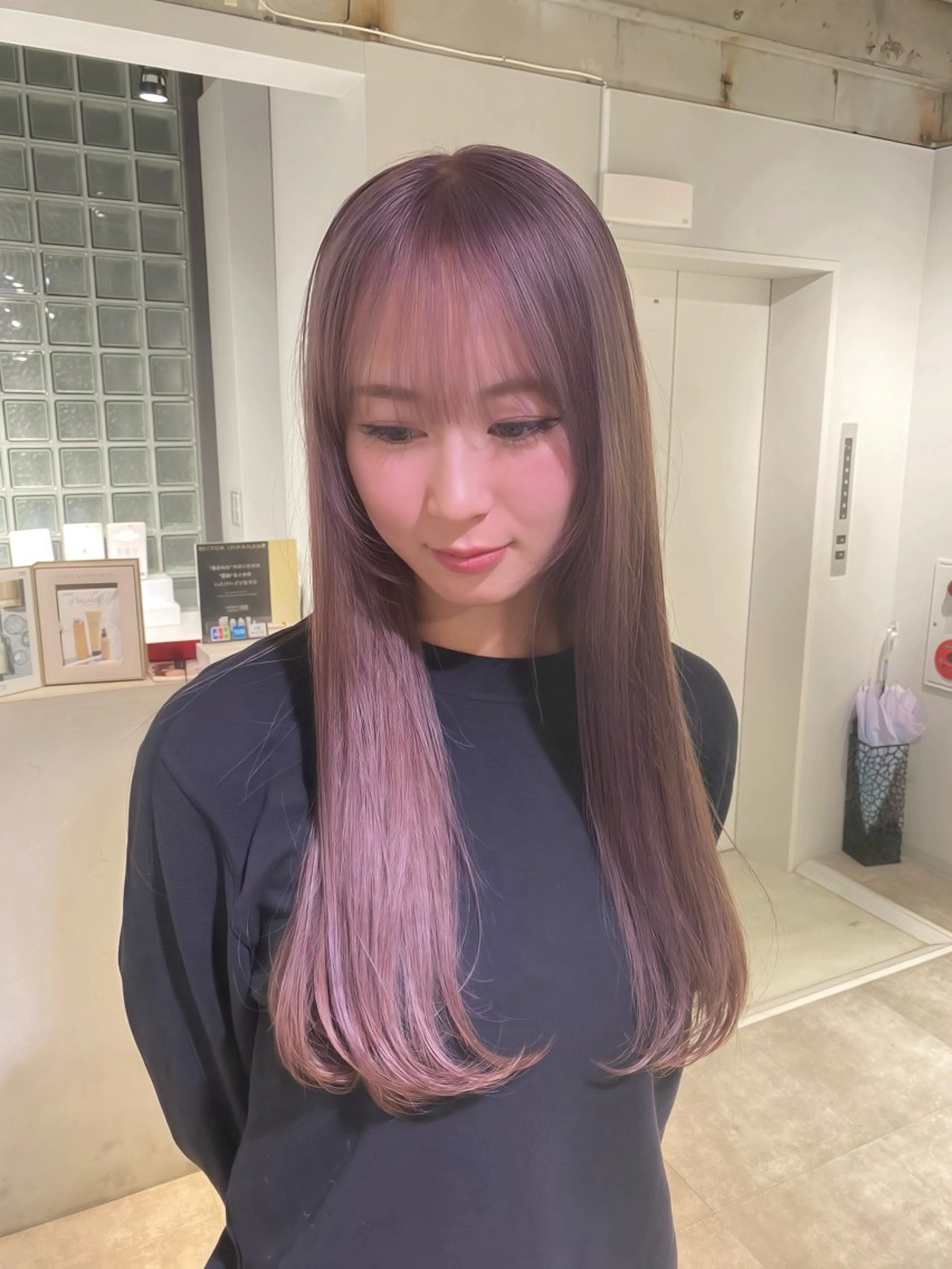 ロング カラー ハイトーンカラー 心斎橋 /ブリーチ/ショウマのヘアスタイル