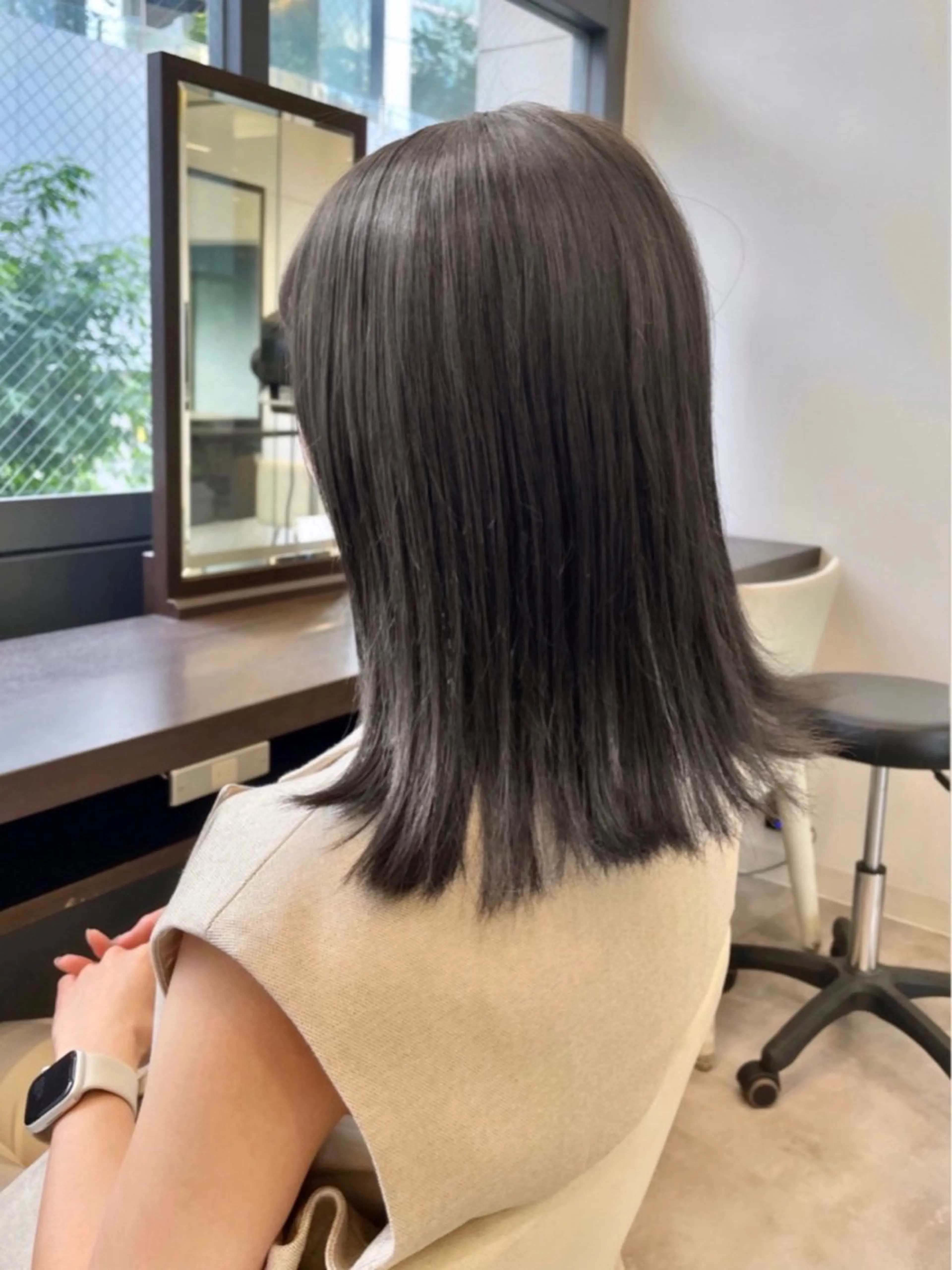 ミディアム カラー Toiro所属・近澤瑠以✂︎髪質改善 /艶カラー/中目黒のヘアスタイル