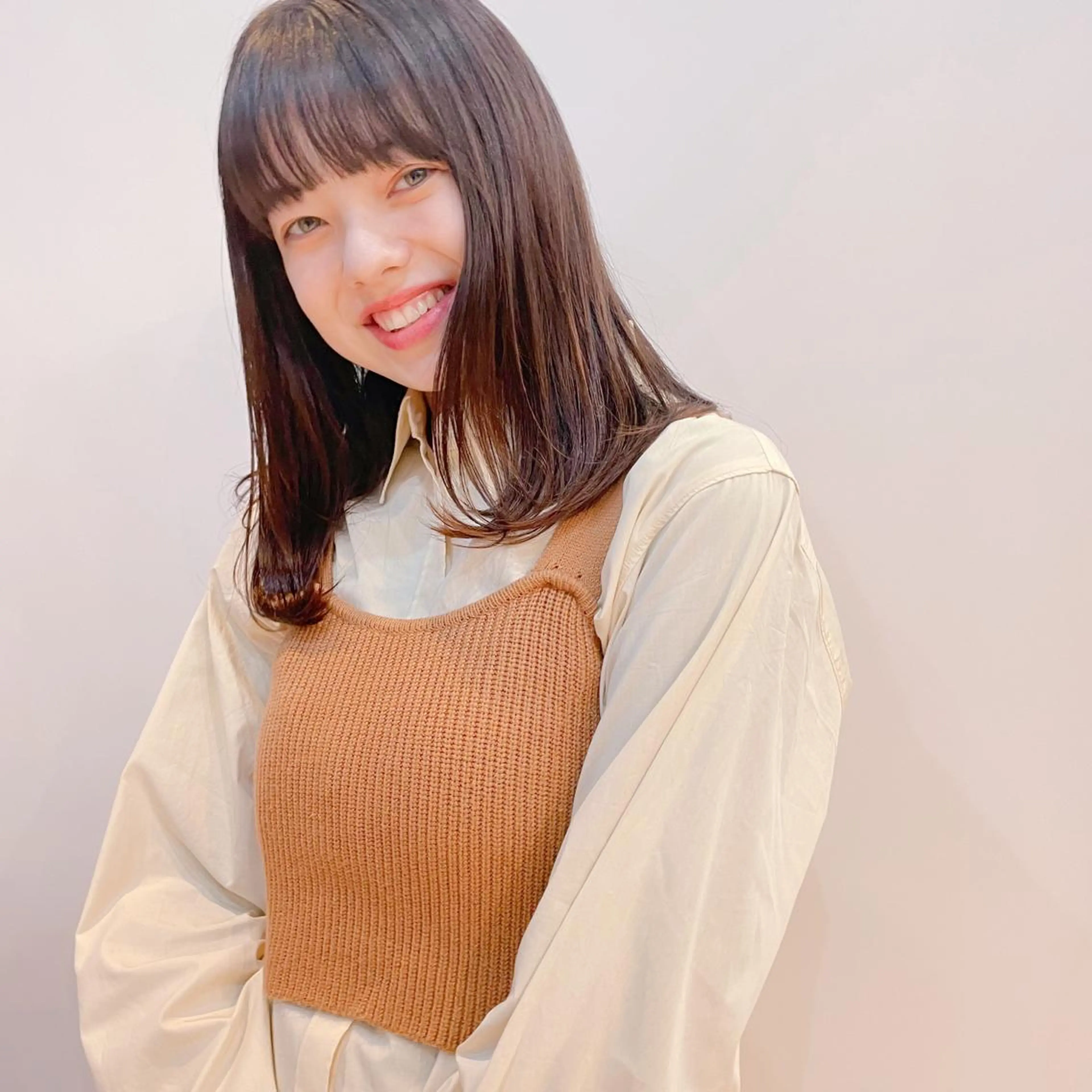 ロング 髪質改善 トリートメント 酸性ストレート はじめてパーマ/ 親しみやすさ/さくらのヘアスタイル