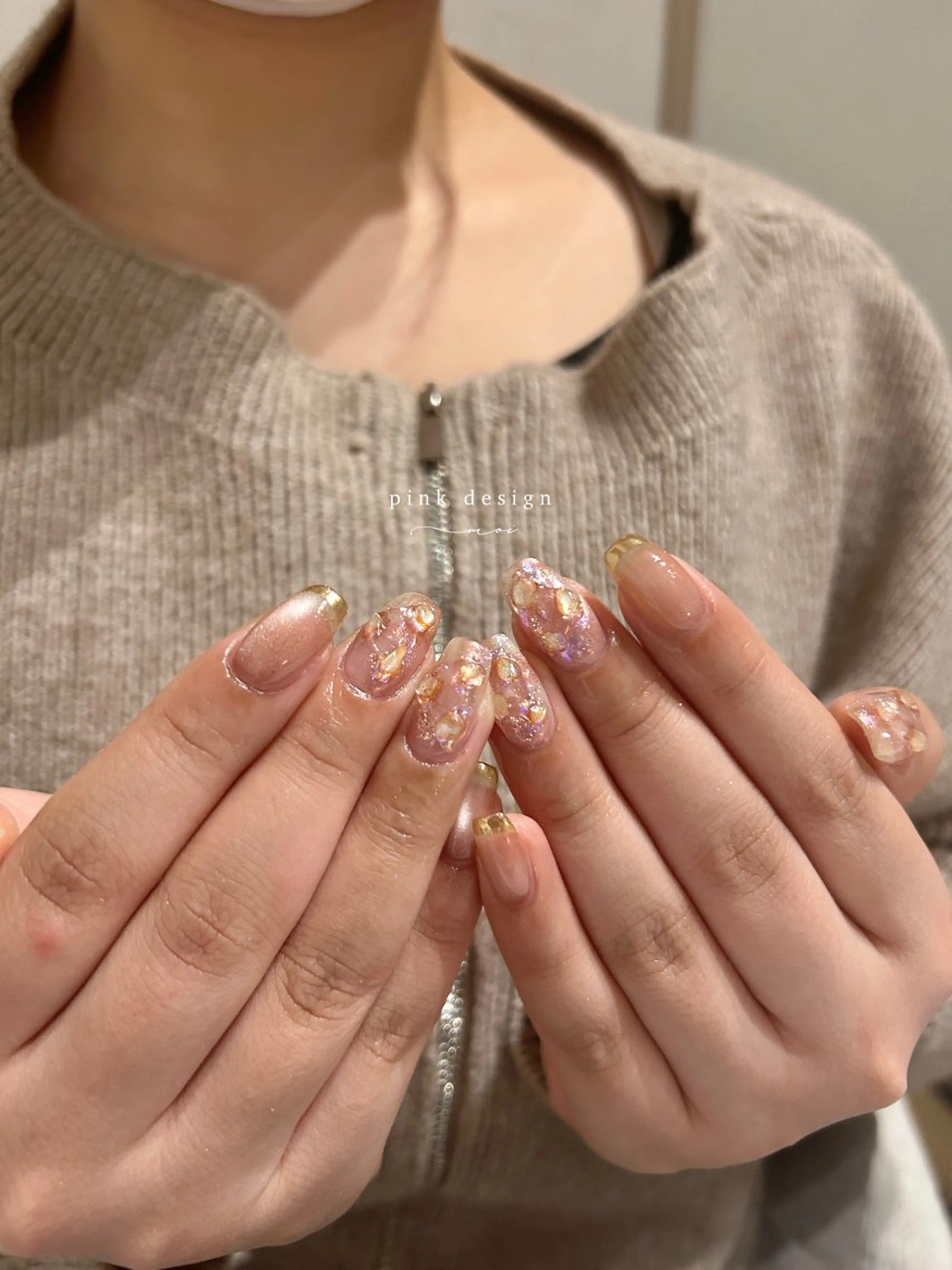 ネイル ロングネイル ショートネイル nail salon moiのネイルデザイン