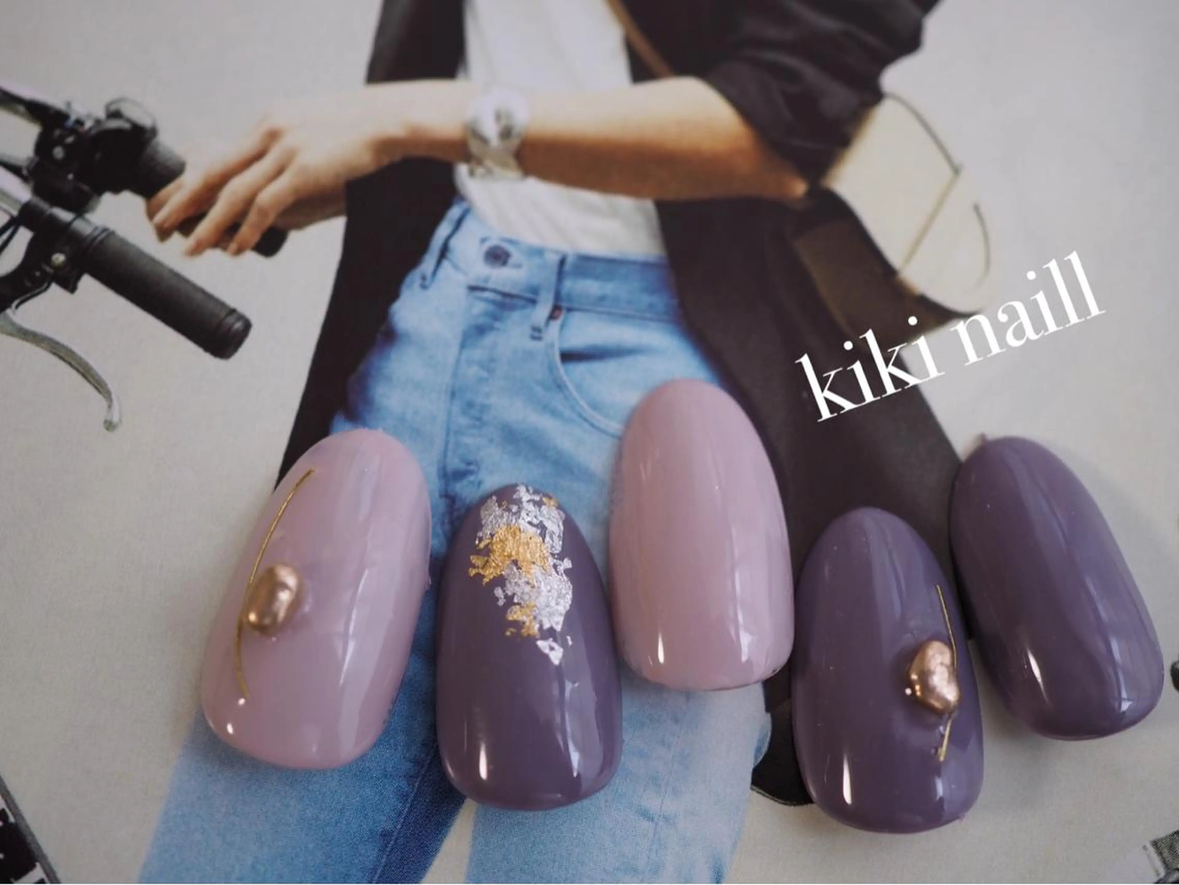 ネイル ニュアンスネイル kiki nail 二子玉川のネイルデザイン