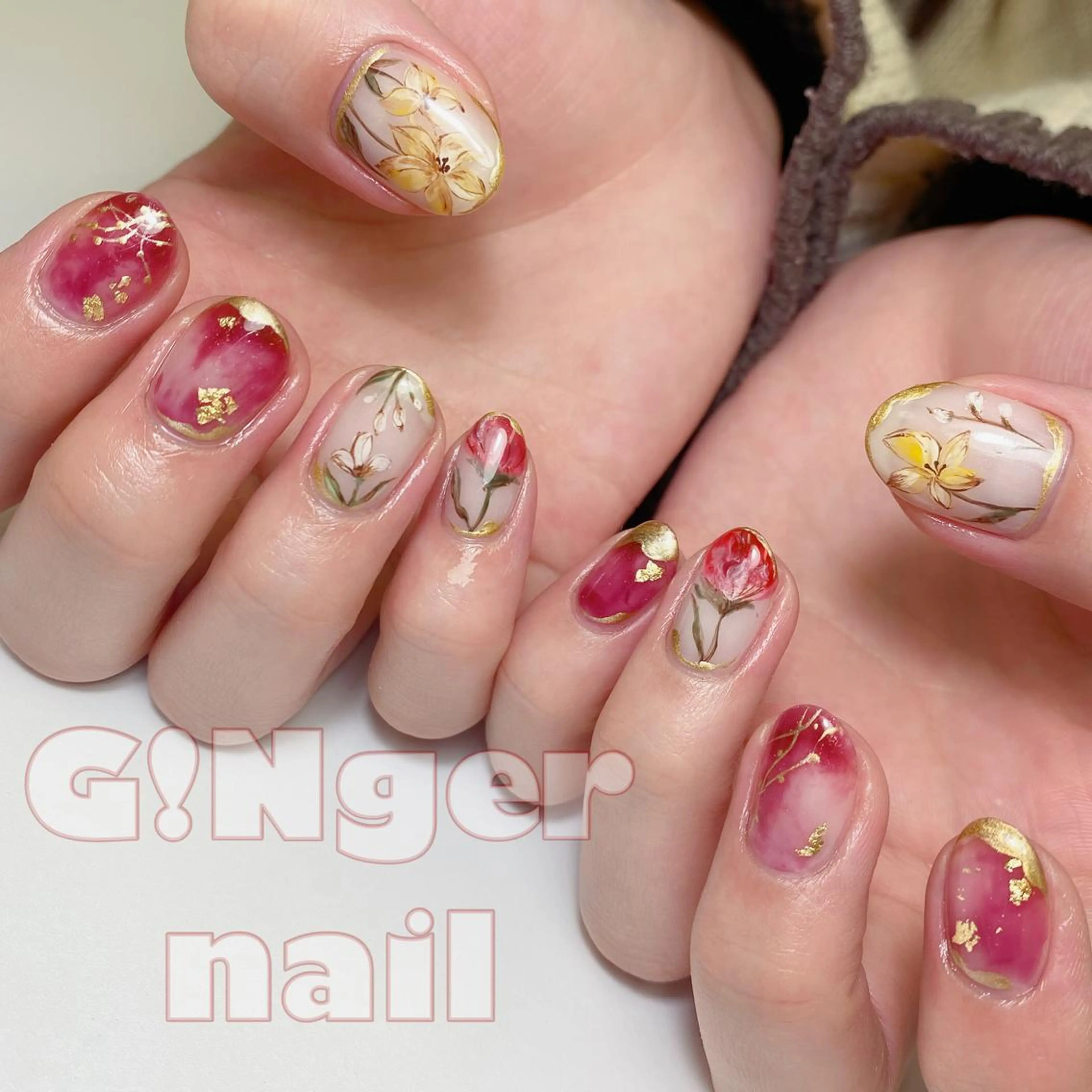 ネイル ハンドネイル ハンドケア GINGER NAIL所属・代々木 GINGERNAILのネイルデザイン