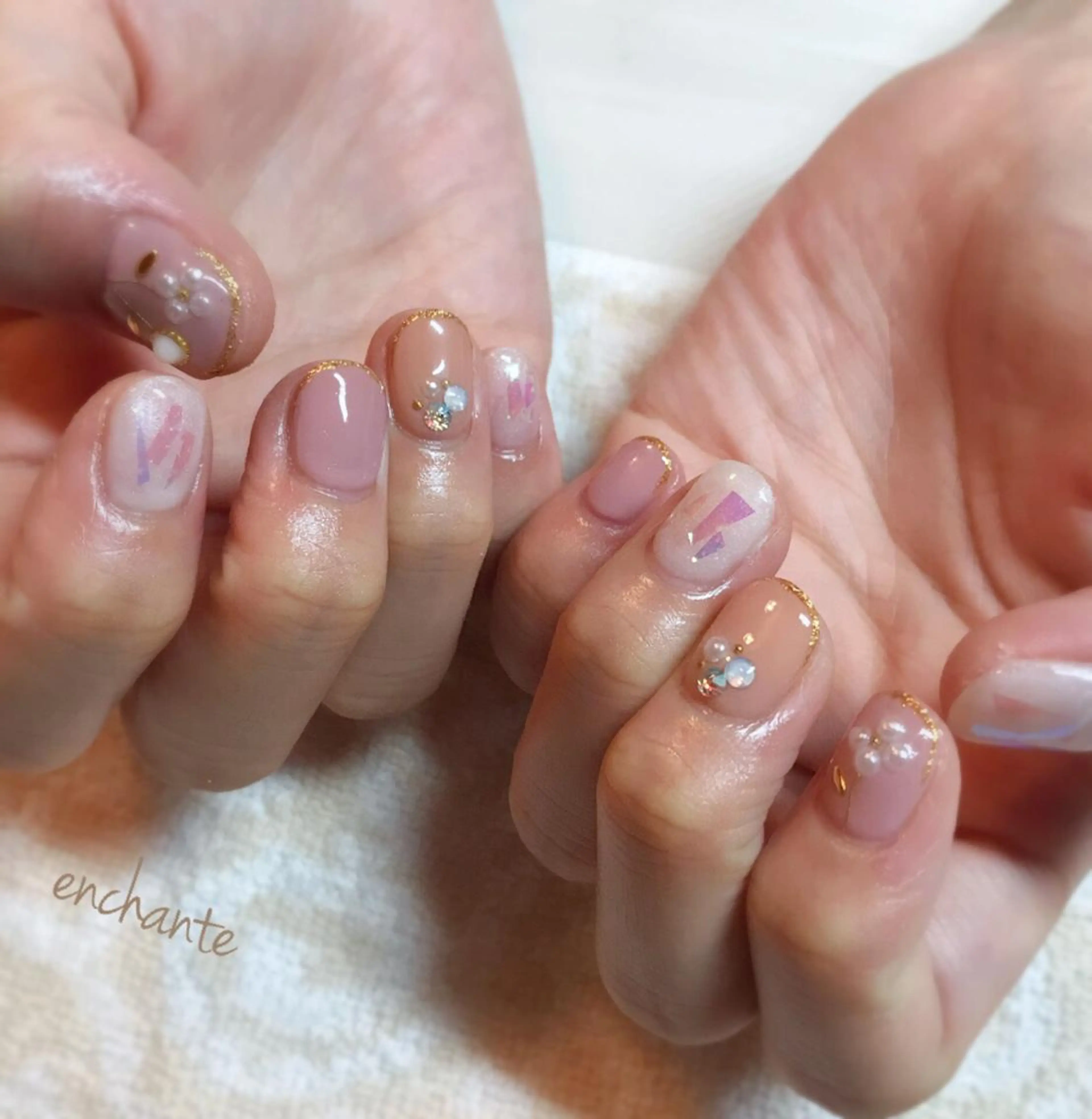 ネイル アンシャンテ所属・enchante 自由が丘のネイルデザイン