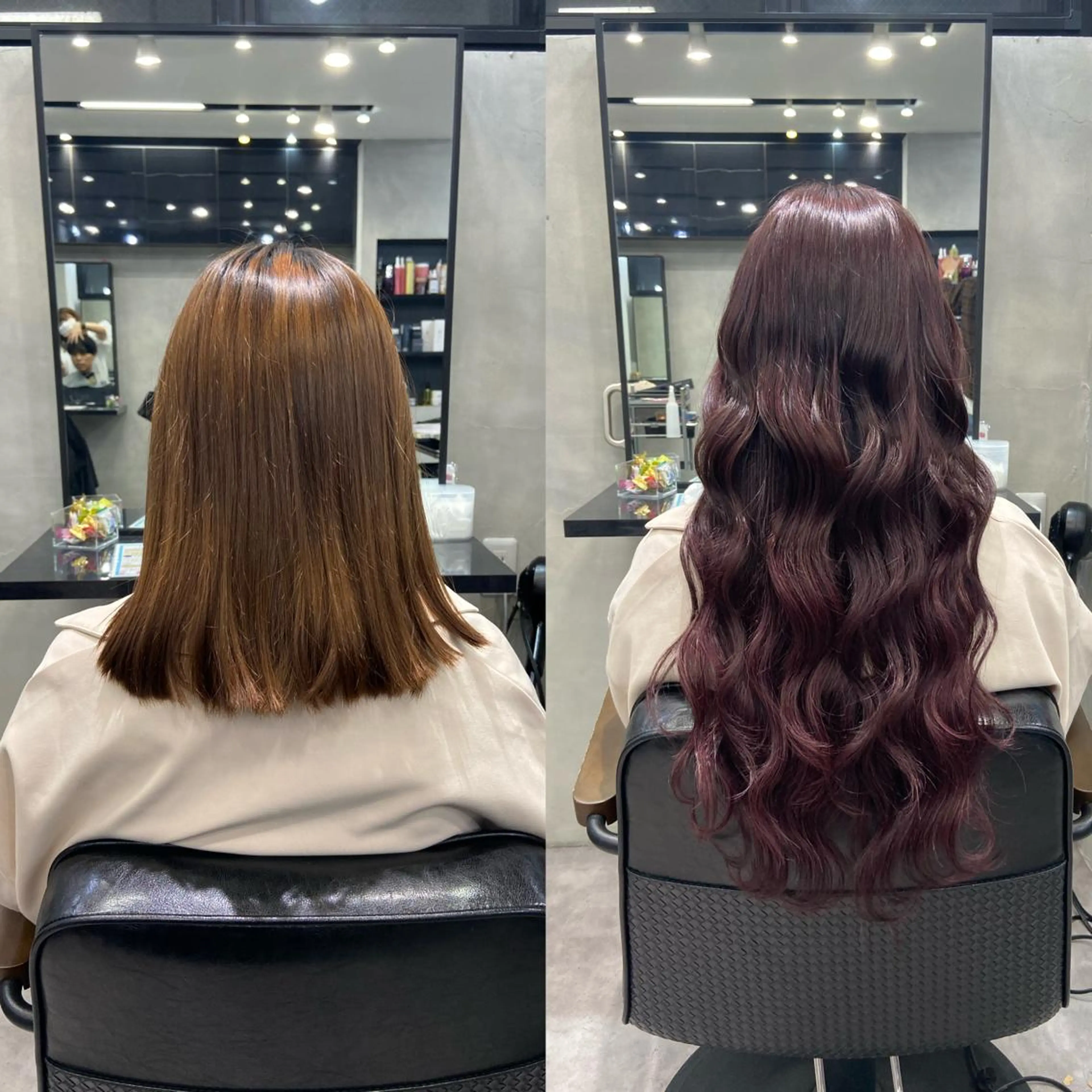 ロング カラー ヘアアレンジ シールエクステ ダブルカラー グラデーションカラー ハイライトカラー インナーカラー ar+ ❤︎ maiのヘアスタイル