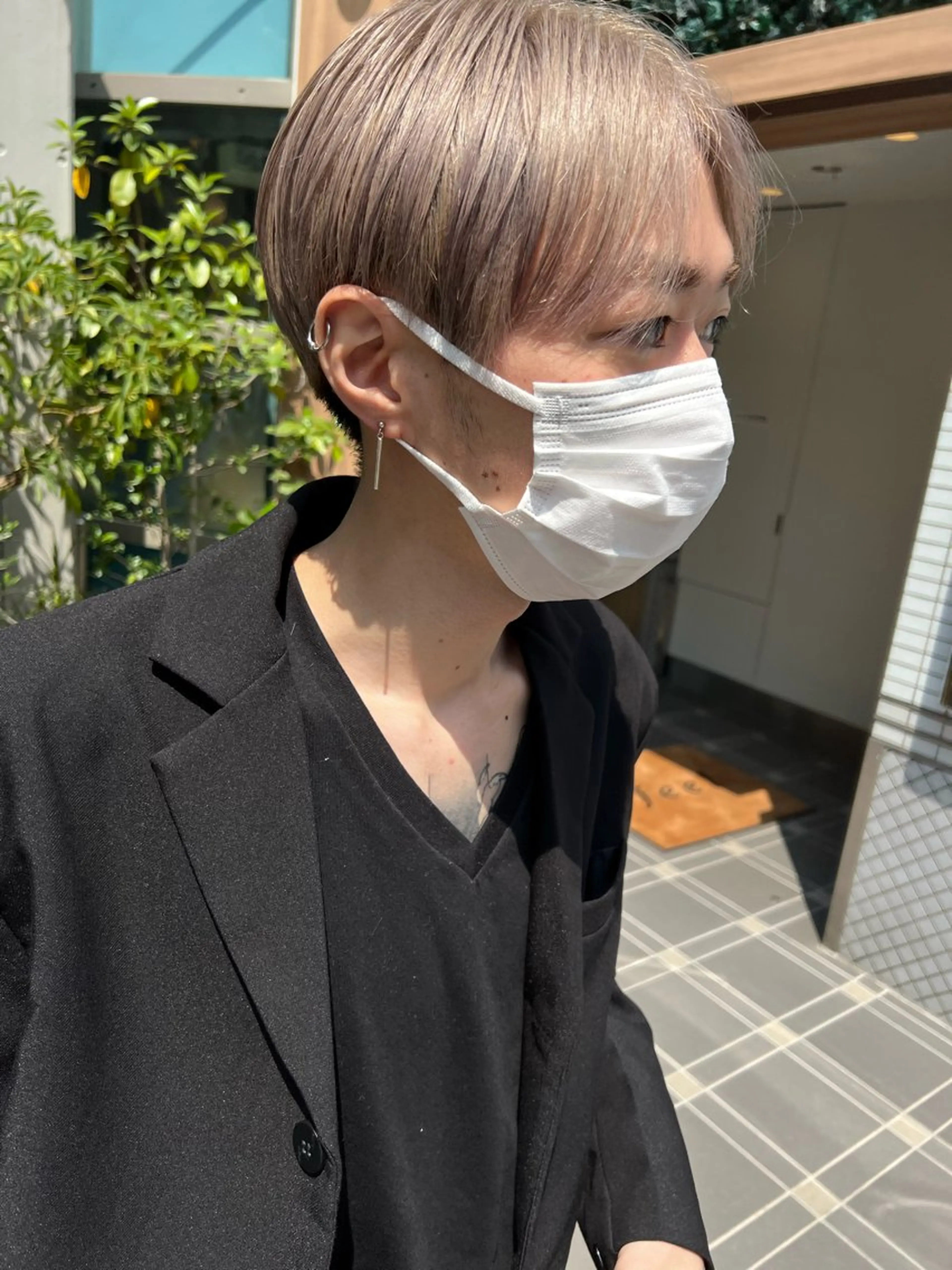 カラー メンズ 池田理紗/メンズ カット/切りっぱなしのヘアスタイル