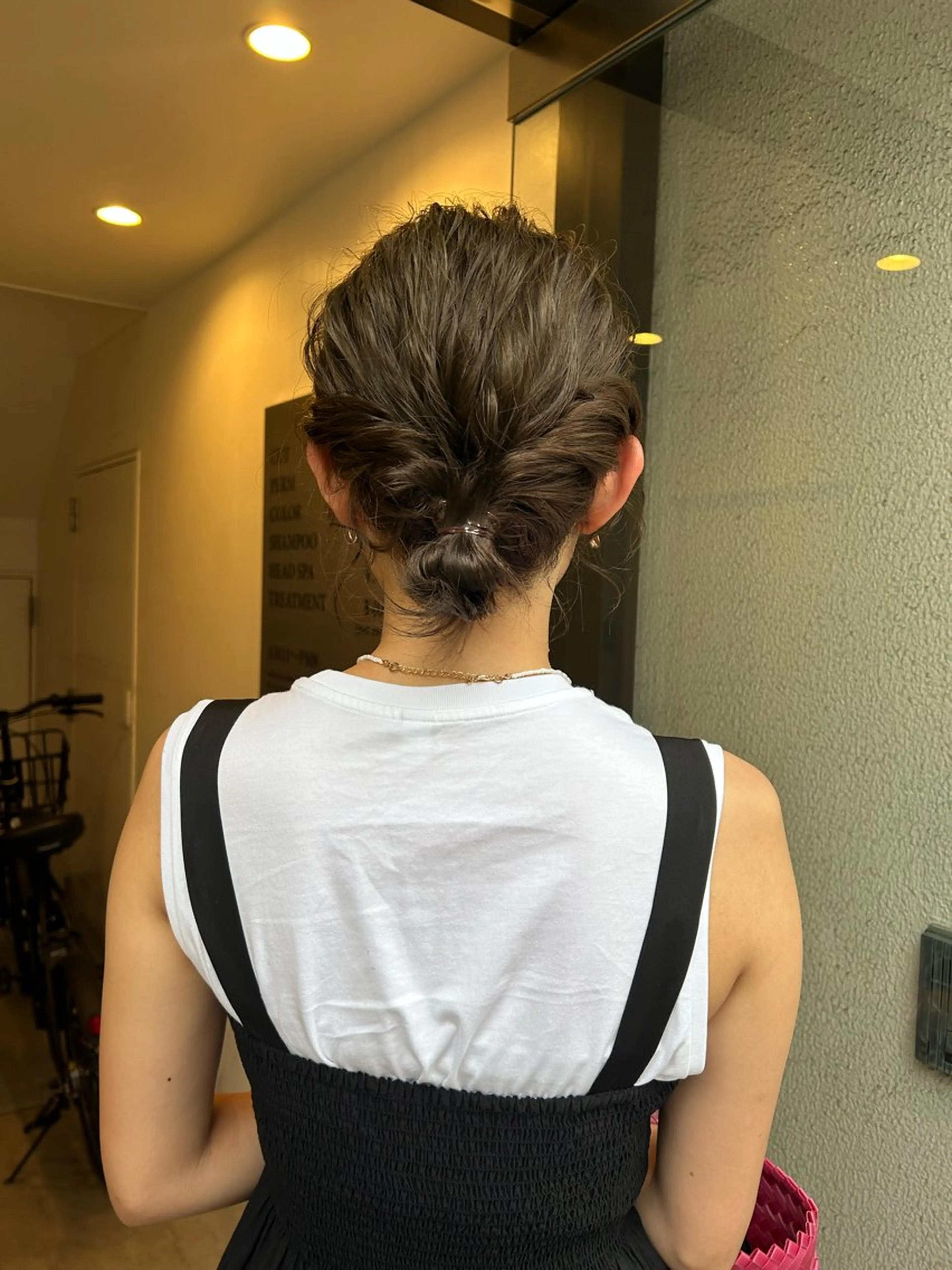 ミディアム ヘアカラー hen所属・心斎橋/レイヤー/ ブリーチ/モエのヘアスタイル