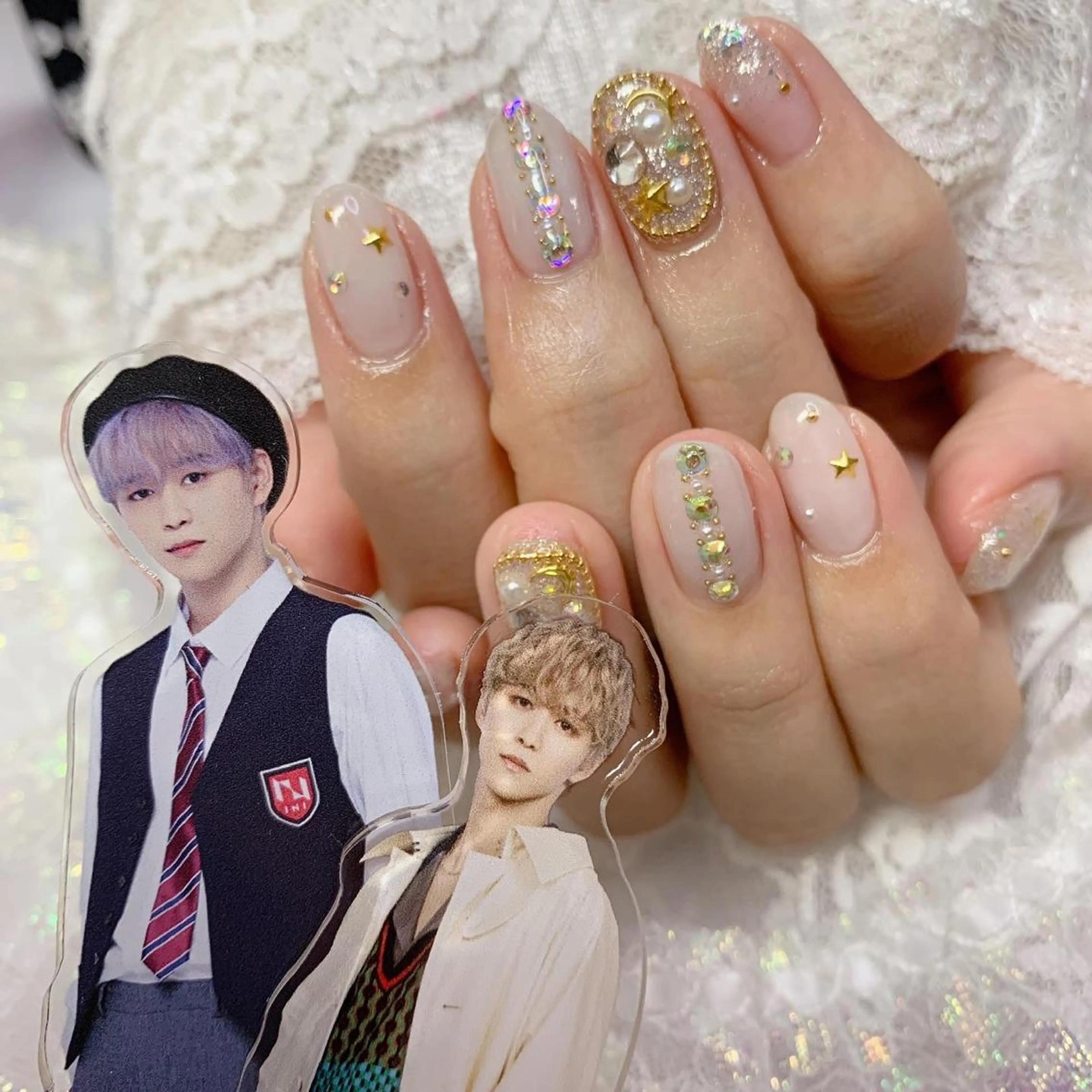 ネイル ハンドネイル La neige* yuki 🥯🍑のネイルデザイン