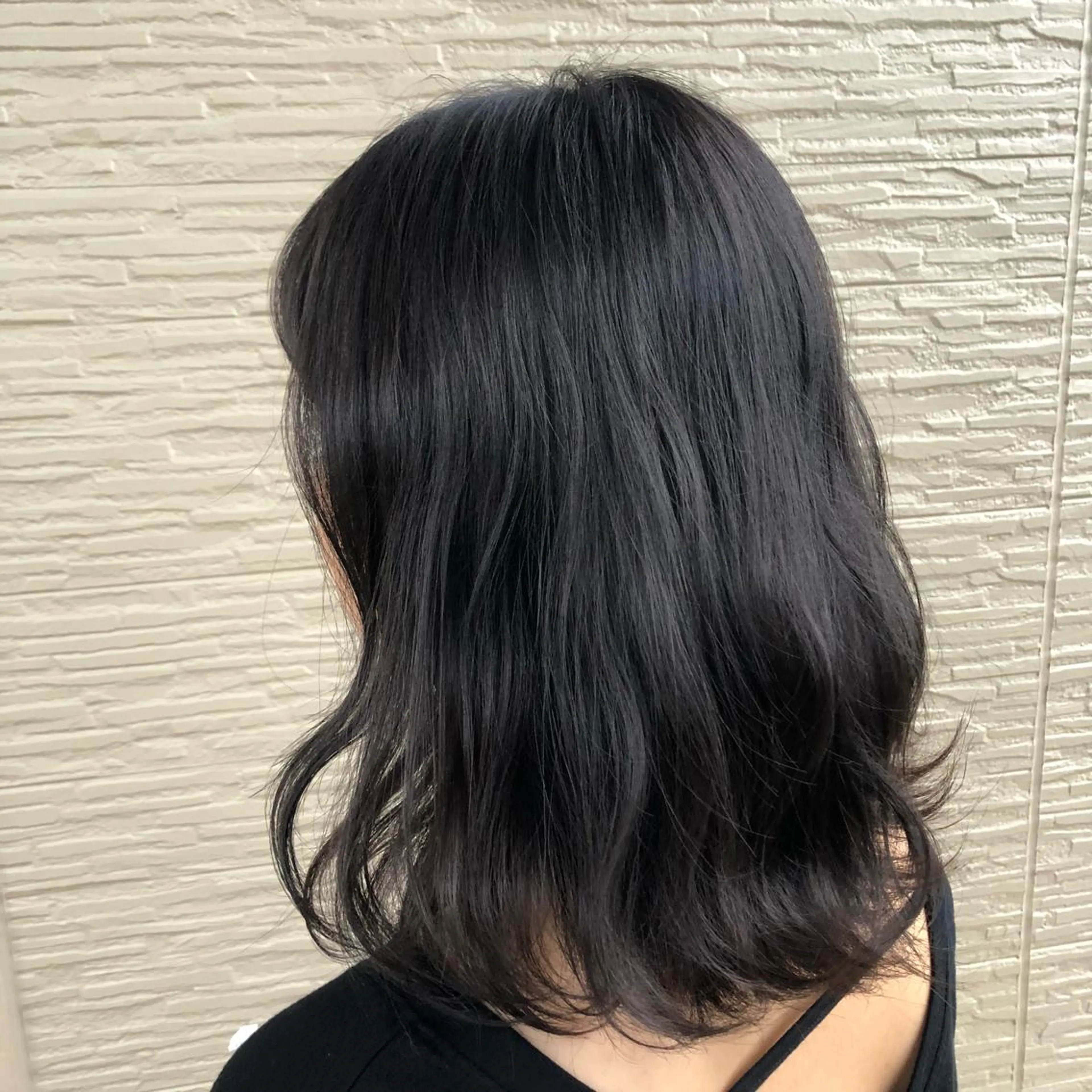 ミディアム カラー 黒髪 透明感カラー グレージュ 4-rest garden （フォーレストガーデン）所属・金井 直樹のヘアスタイル