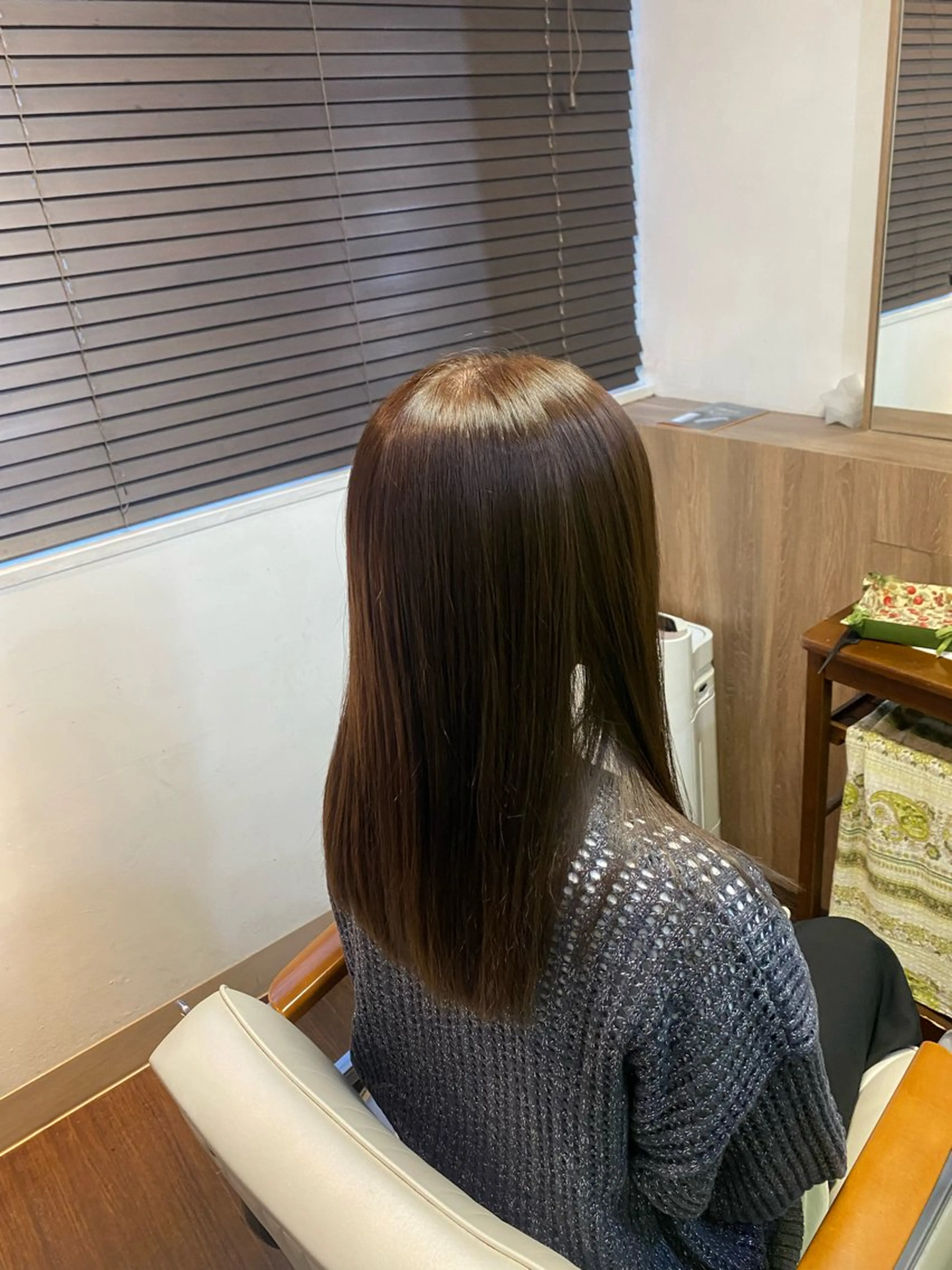 セミロング カラー ヘアアレンジ ヘアカラー 🌱癒しの空間🌱 エシカル　松原大将のヘアスタイル