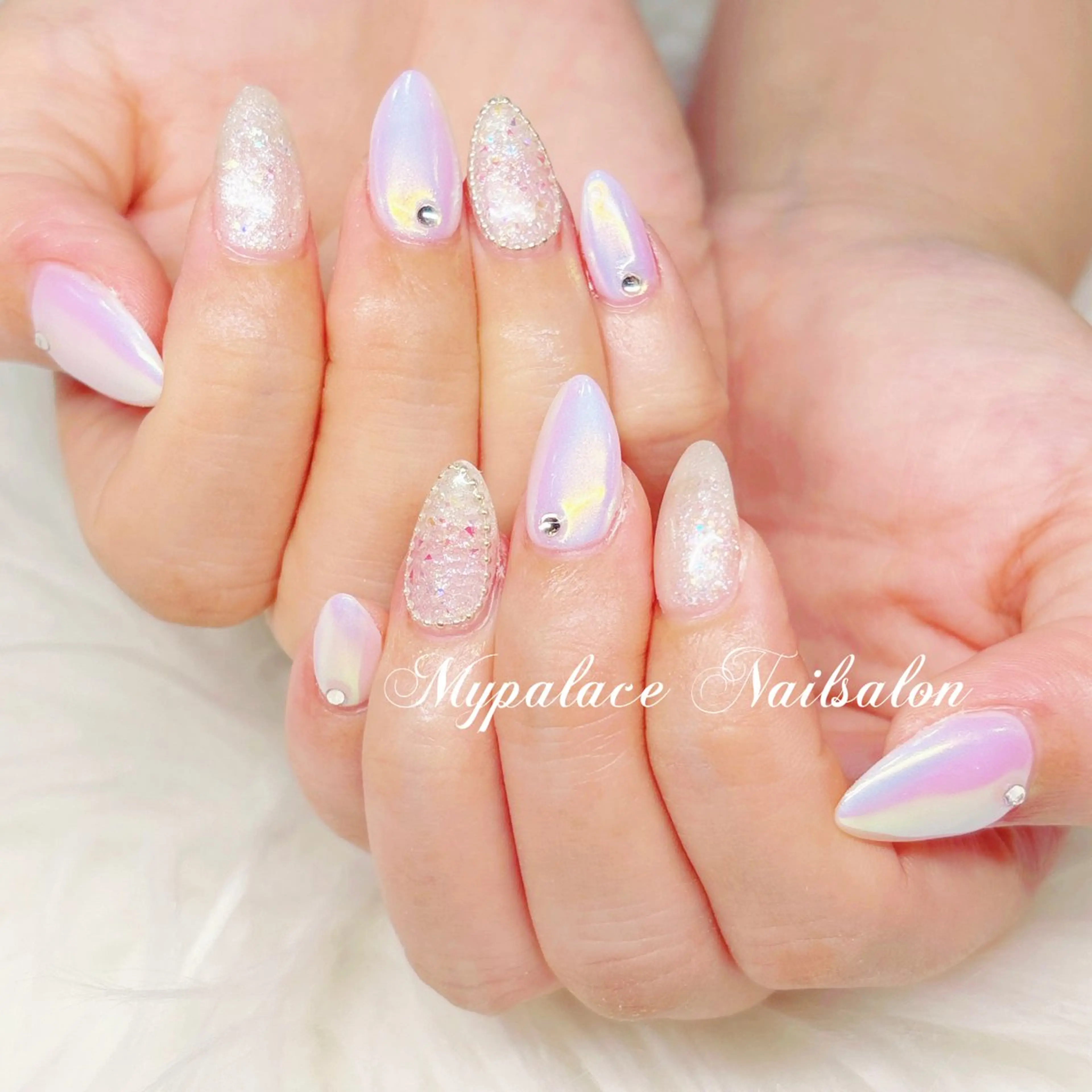 ネイル オーロラネイル ハンドネイル Yuis Nailスカルプ専門のネイルデザイン