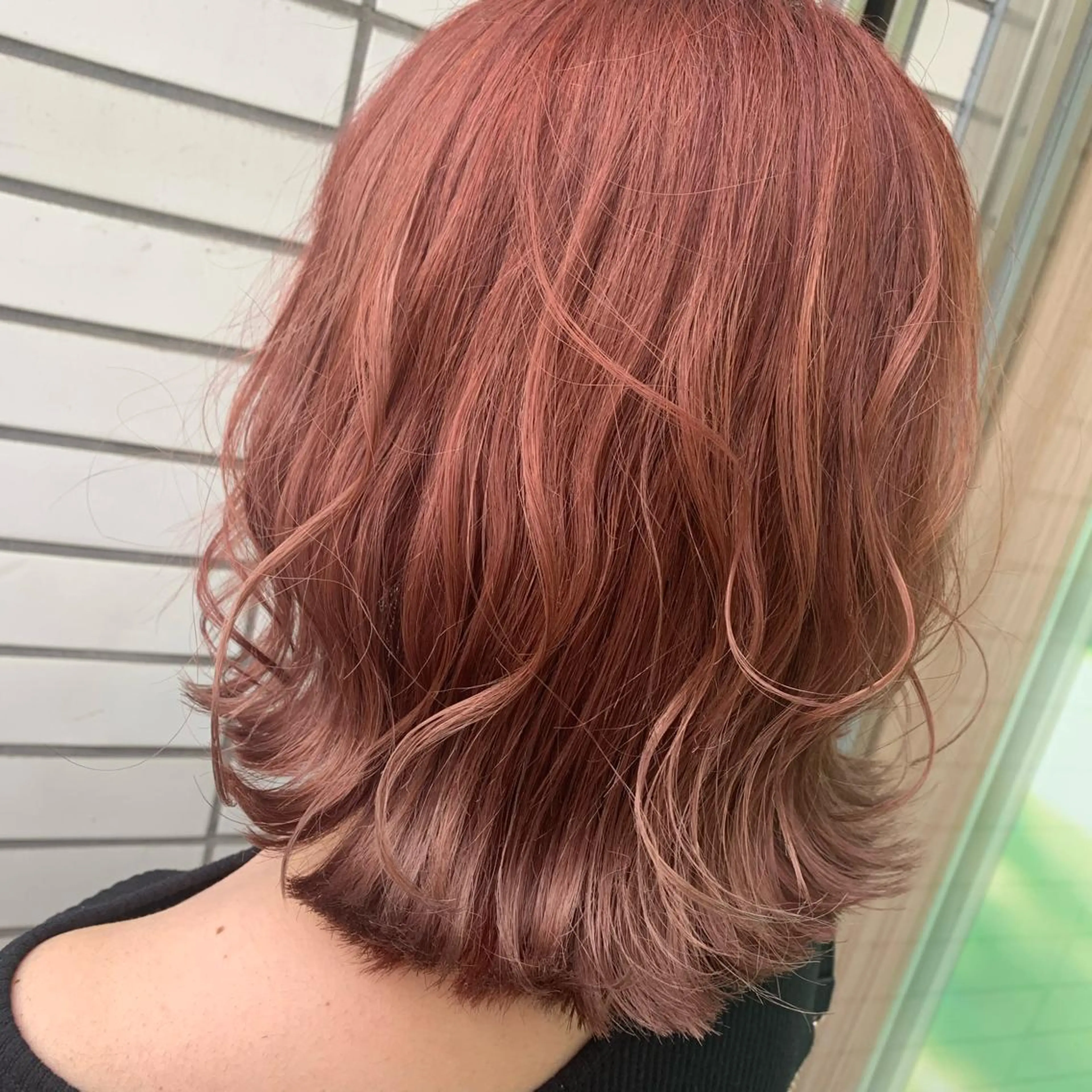 カラー ピンクカラー 艶カラー ⭐️田中真緒のヘアスタイル