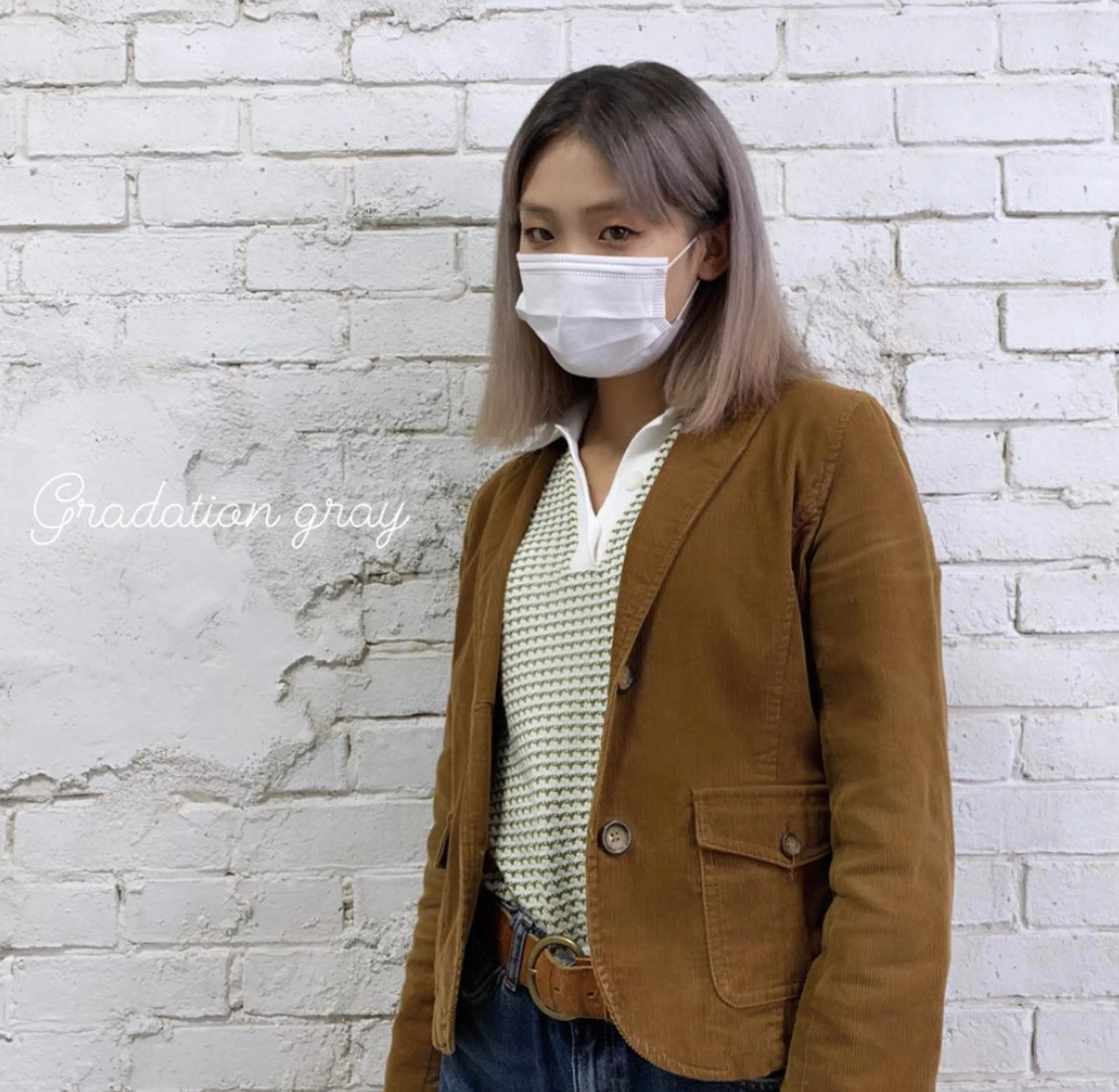 ミディアム カラー 大阪韓国ヘア 🦋RINKAのヘアスタイル