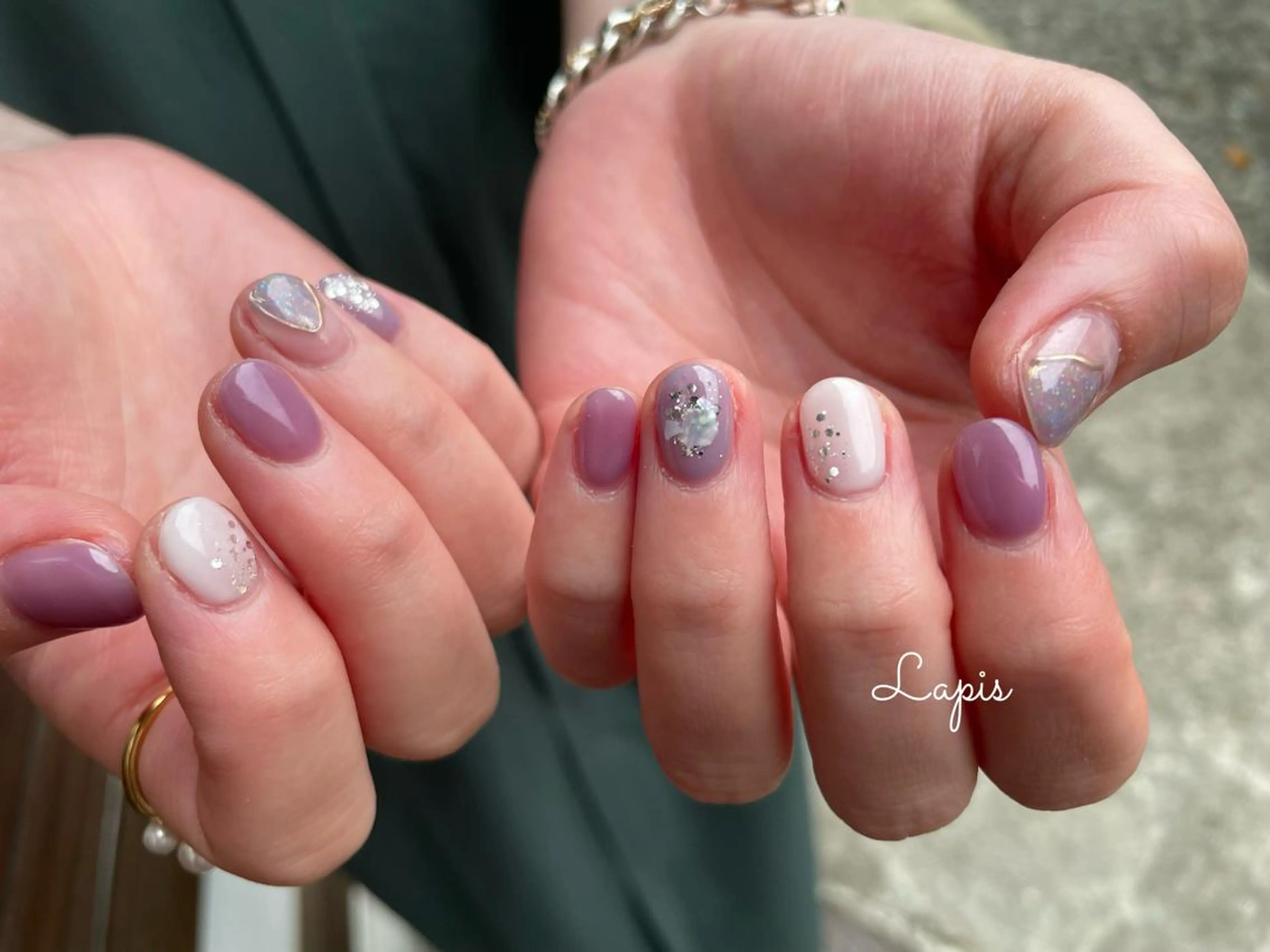 ネイル ハンドネイル Lapis *のネイルデザイン