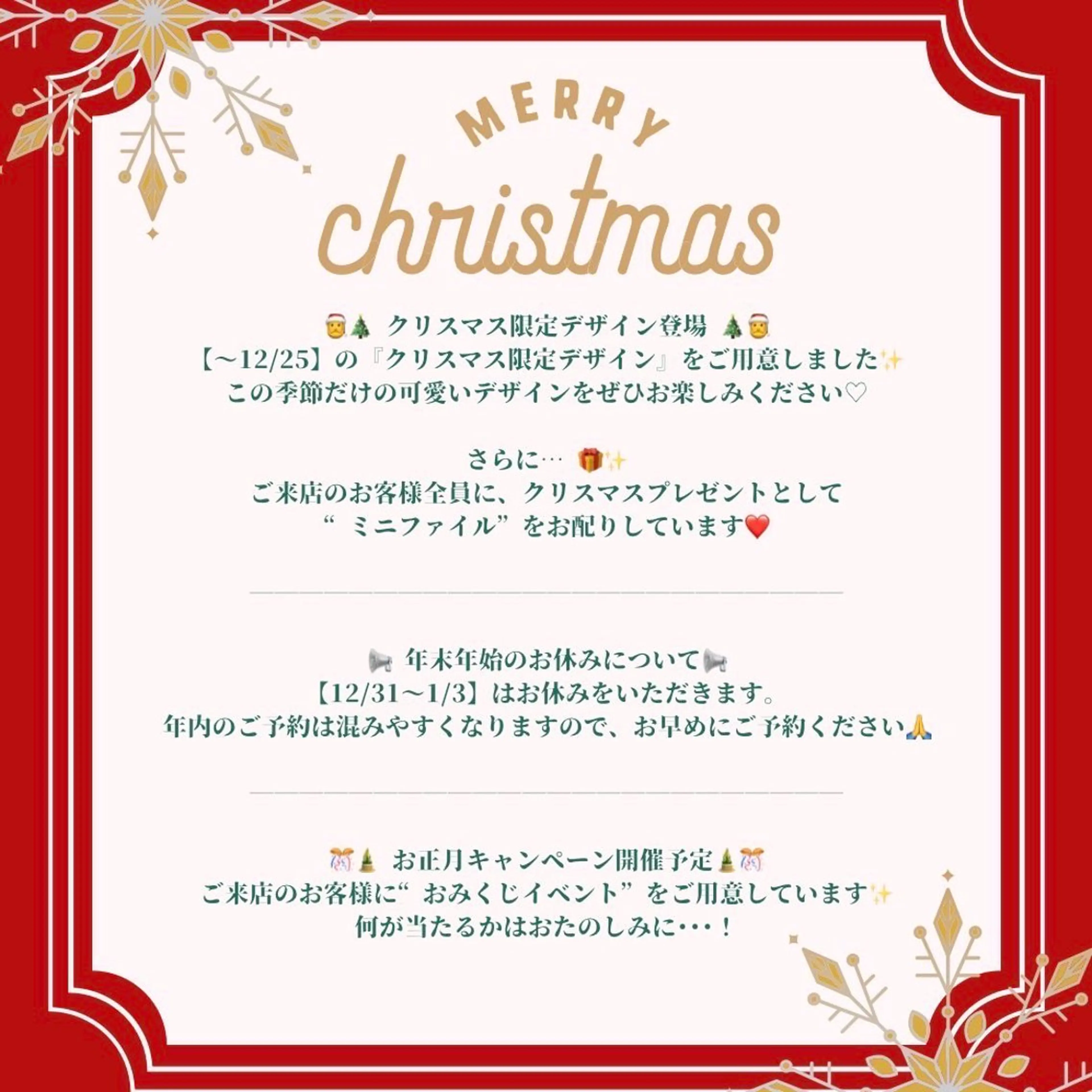 ネイル 冬ネイル クリスマス WISTERIA aisaのネイルデザイン