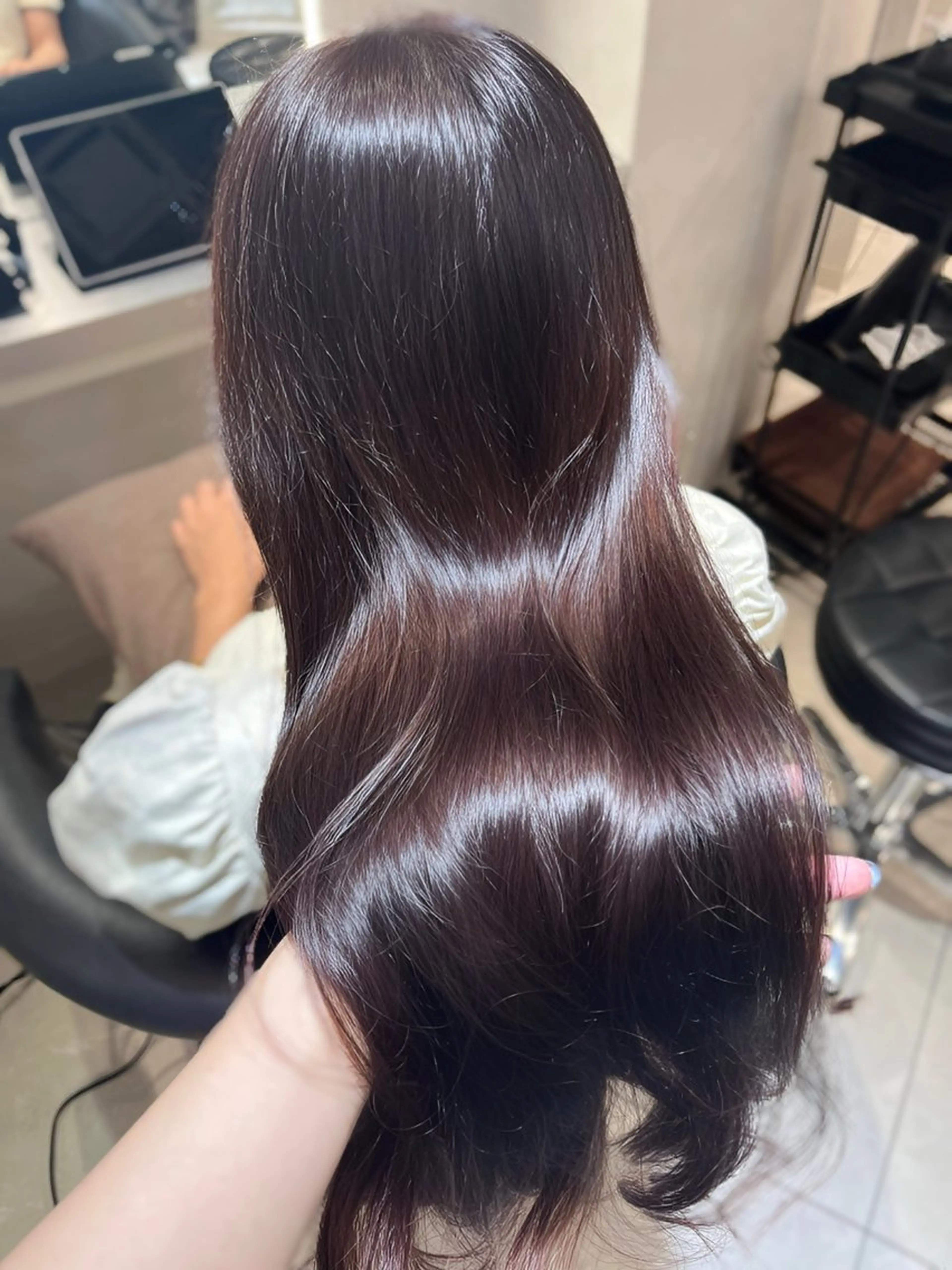 ロング カラー ヘアカラー 内間 光輝のヘアスタイル