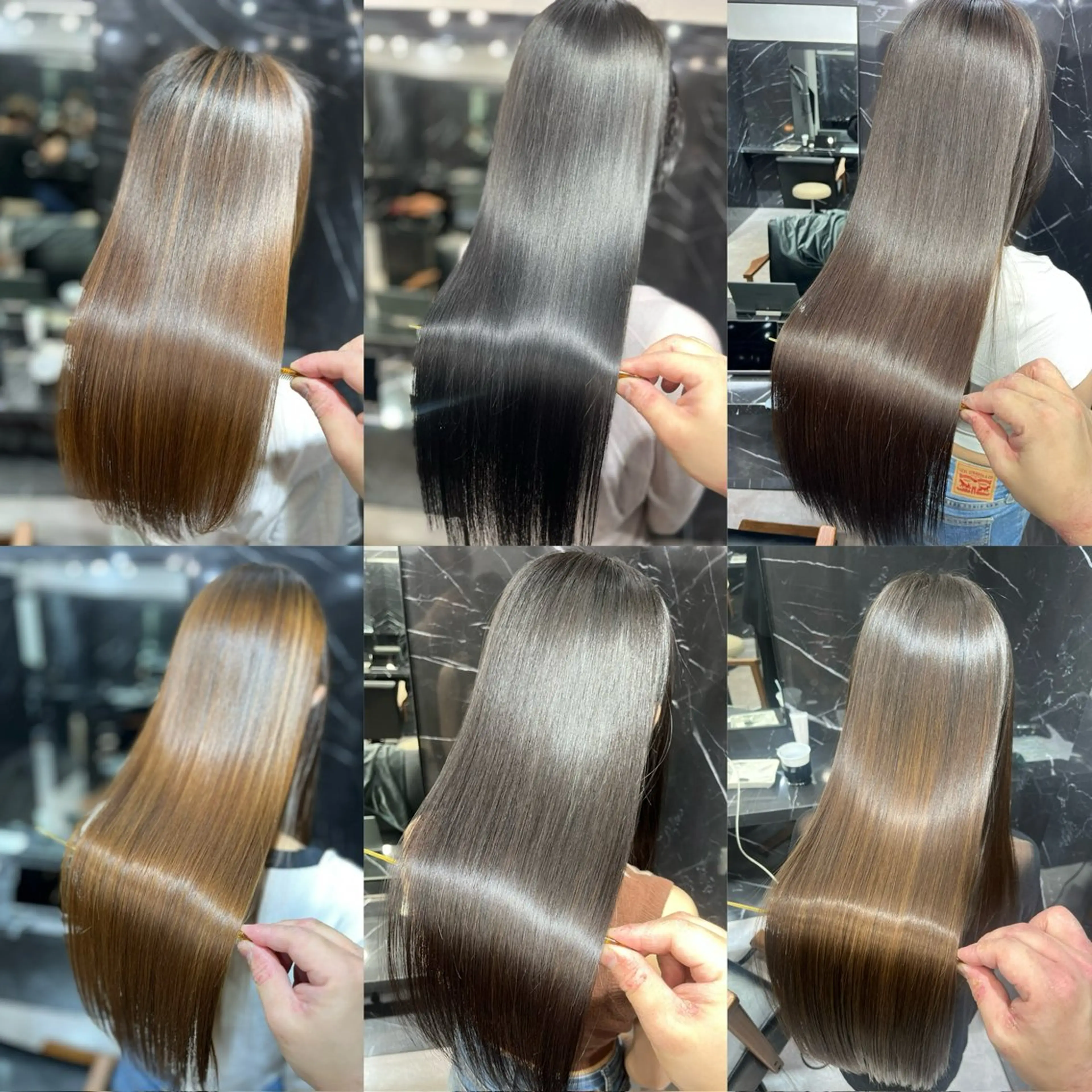 ロング カラー くせ毛 SALOWIN神戸三宮Suite店所属・神戸本格派髪質改善 /MITSUKIのヘアスタイル
