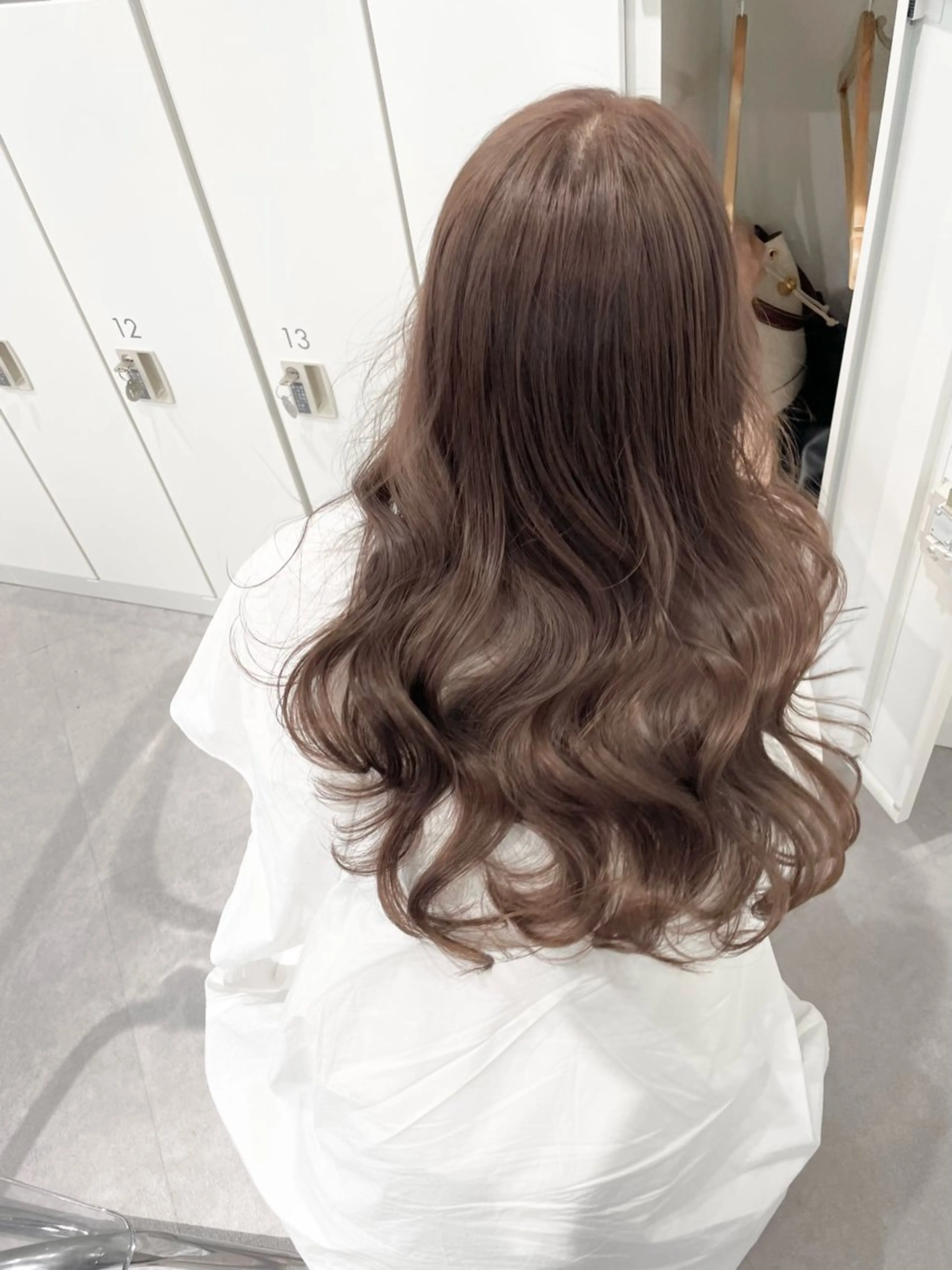 ロング カラー カット ヘアカラー トリートメント 韓国レイヤー/新宿/ 髪質改善/岡崎のヘアスタイル
