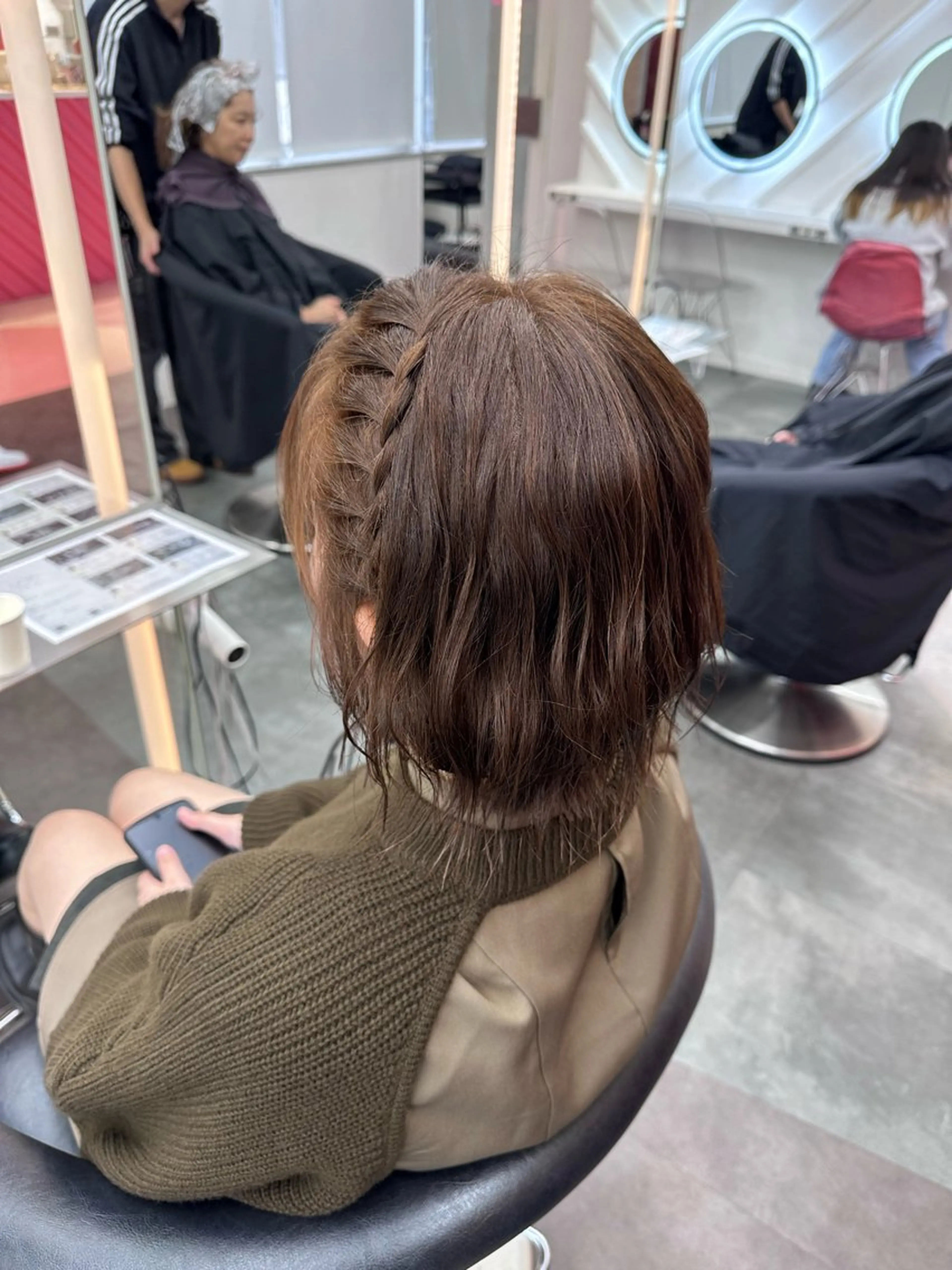 ショート ヘアアレンジ ヘアセット 優希/似合わせ/艶 カラー/カット/渋谷のヘアスタイル