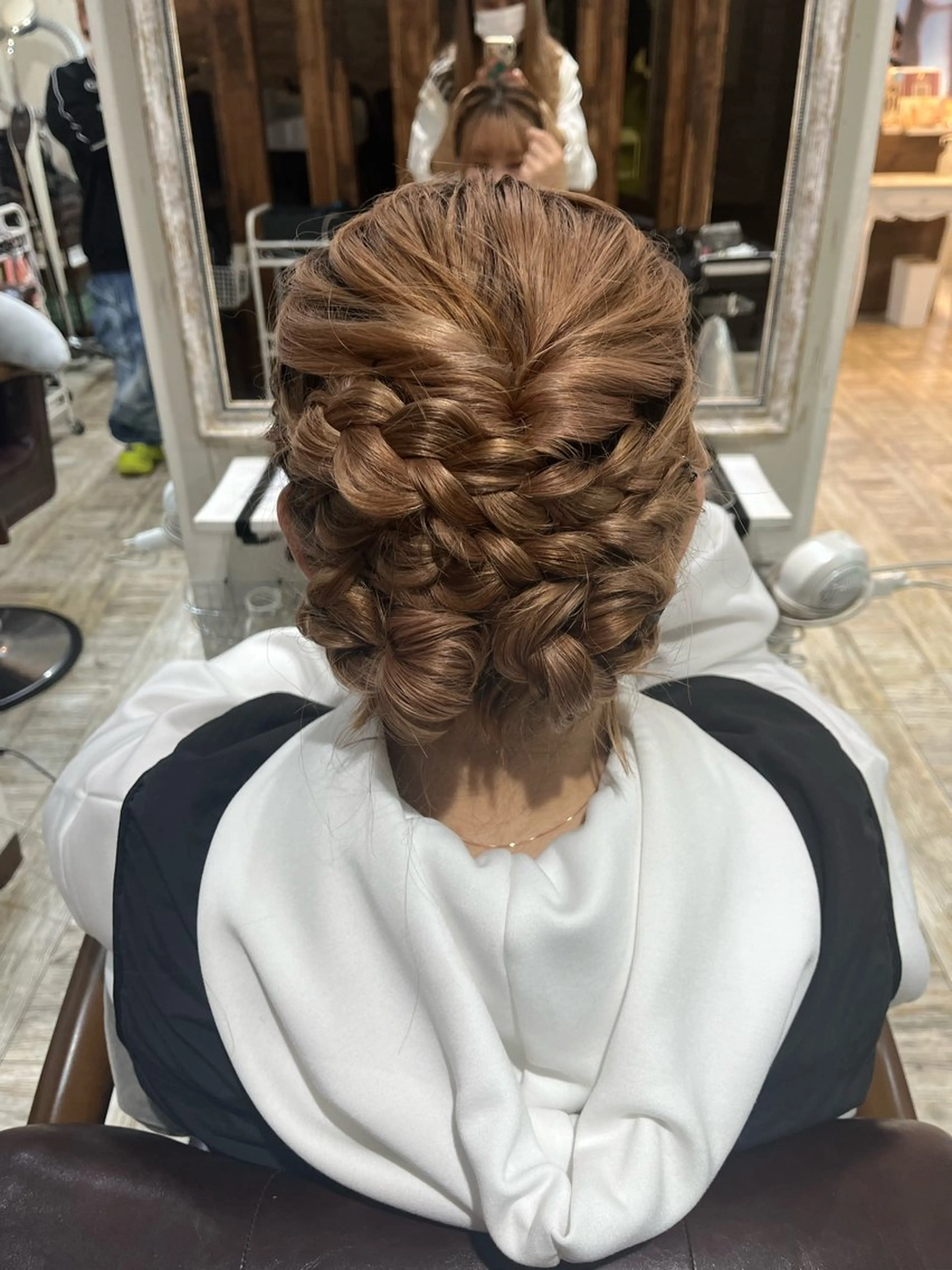 ヘアアレンジ ヘアセット キンサダ ワンリダ‪のヘアスタイル