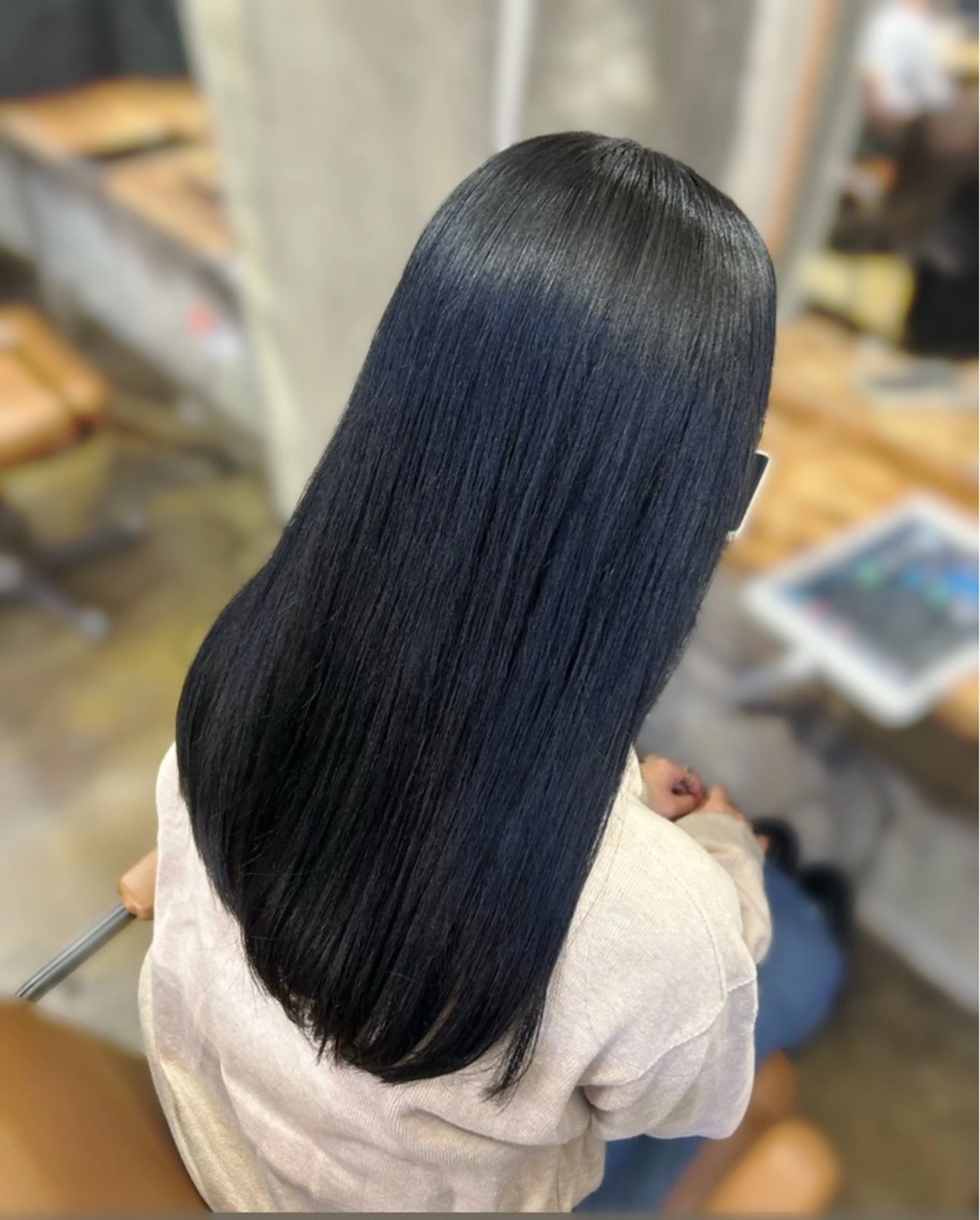 ロング ヘアカラー トリートメント オオニシ オト🐹のヘアスタイル