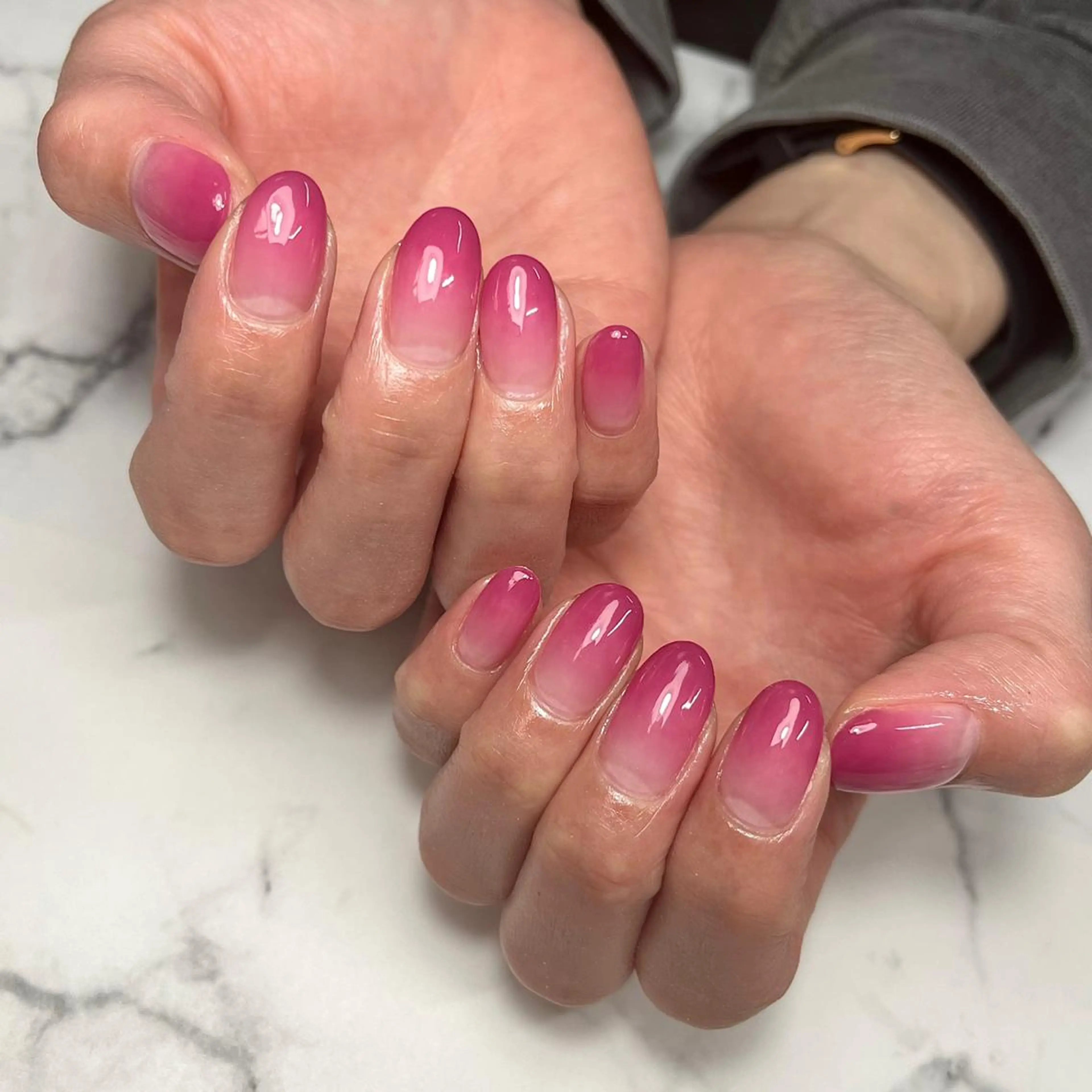 ネイル アートネイル フラッシュネイル ジェルネイル グラデーション 持ち込み ハンドネイル NAIL NOWのネイルデザイン